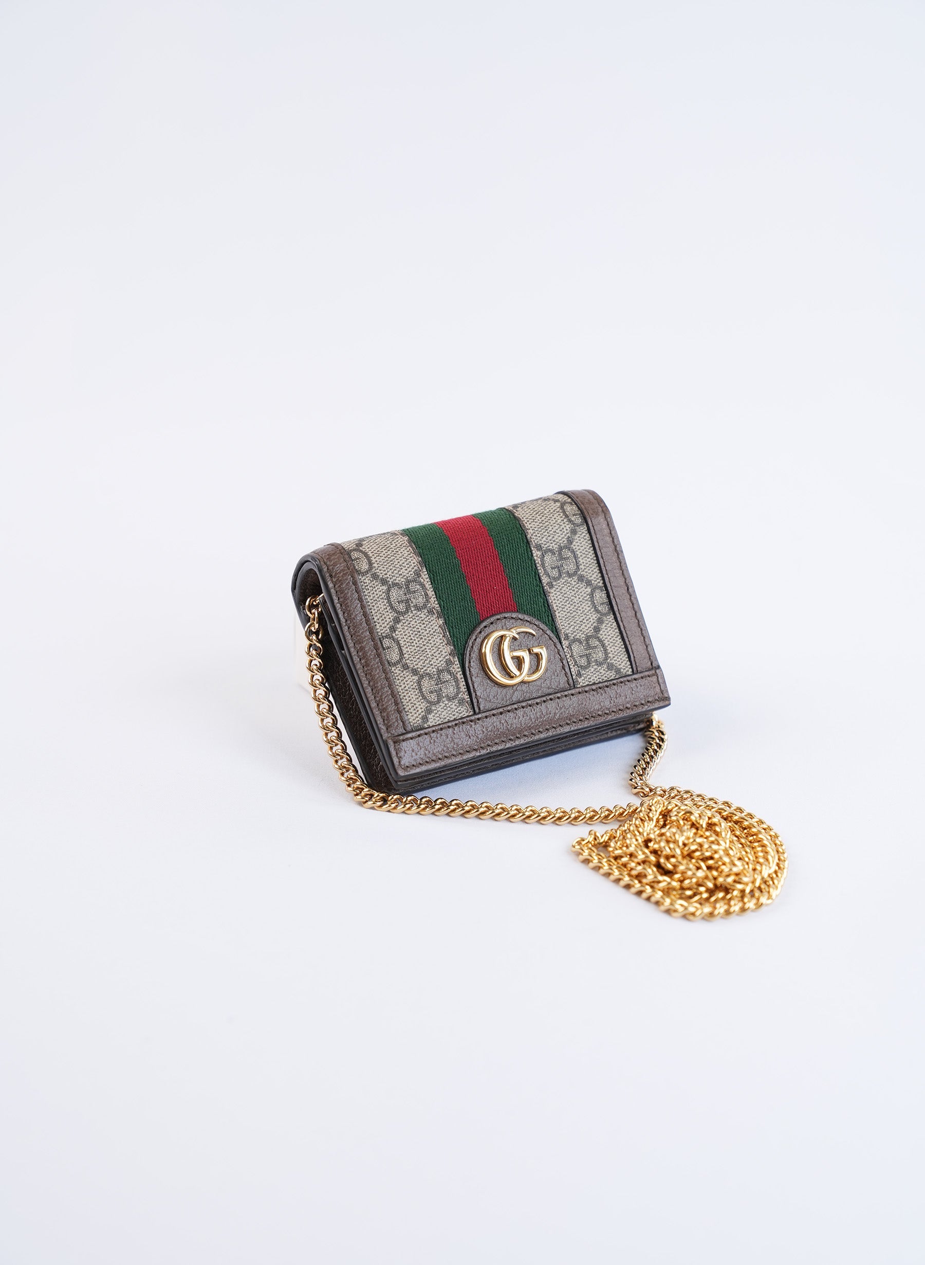 Gucci Ophidia Card Case Wallet On Chain
