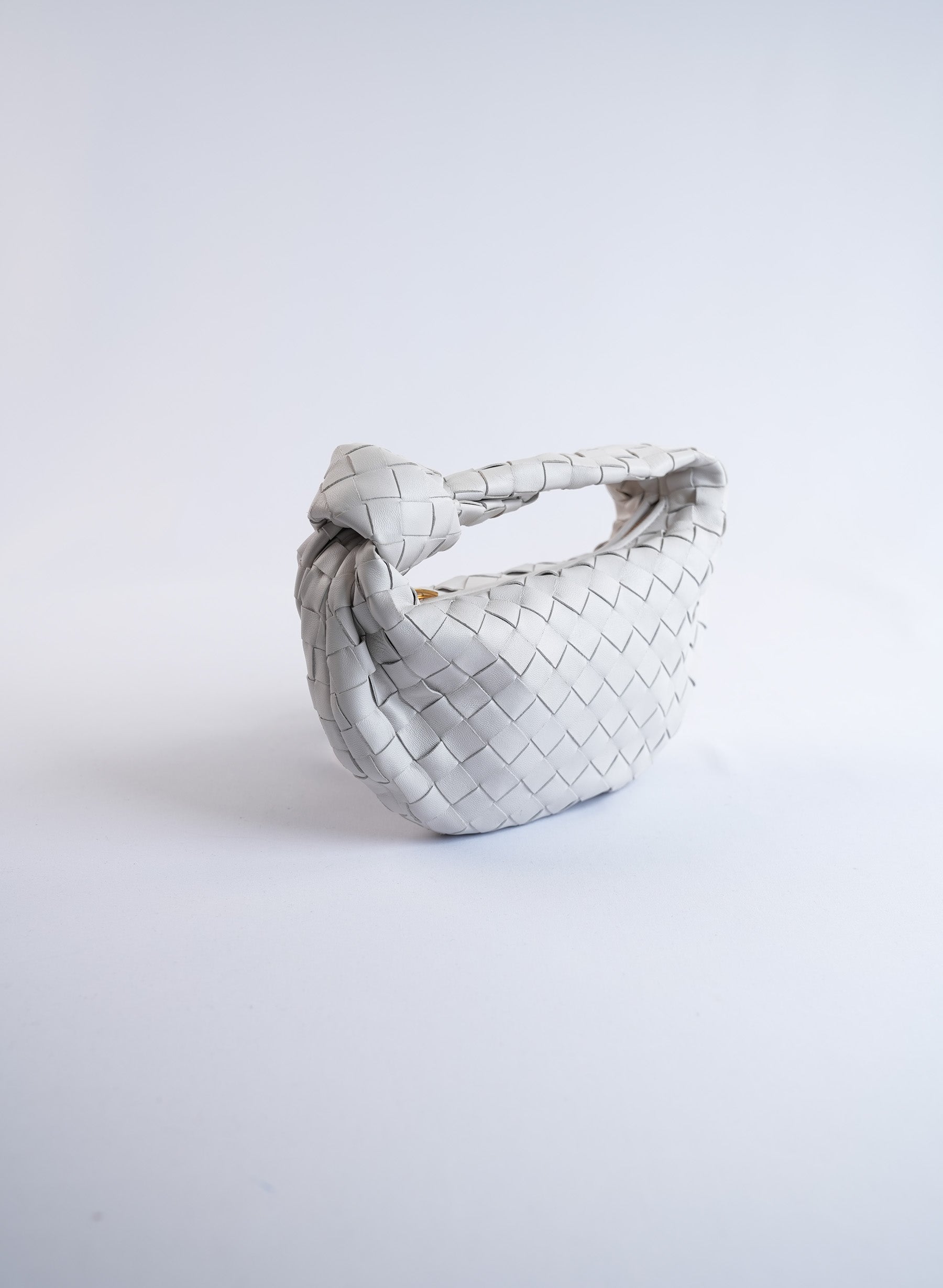 Bottega Venetta Jodie White Bag