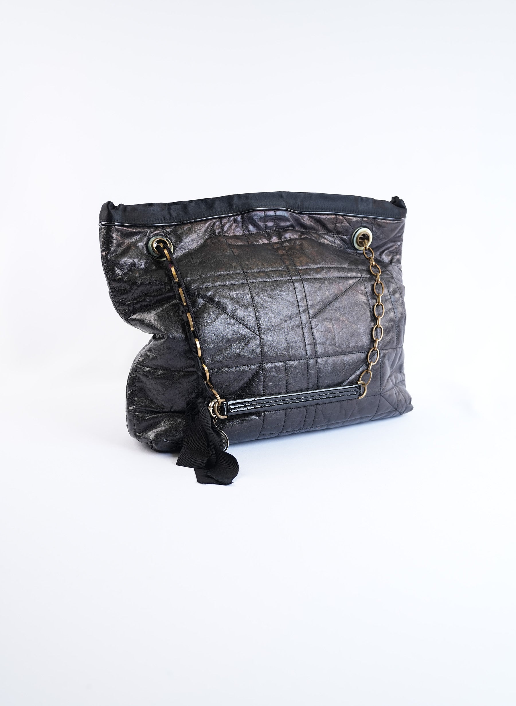 Lanvin Amalia Leather Tote Bag