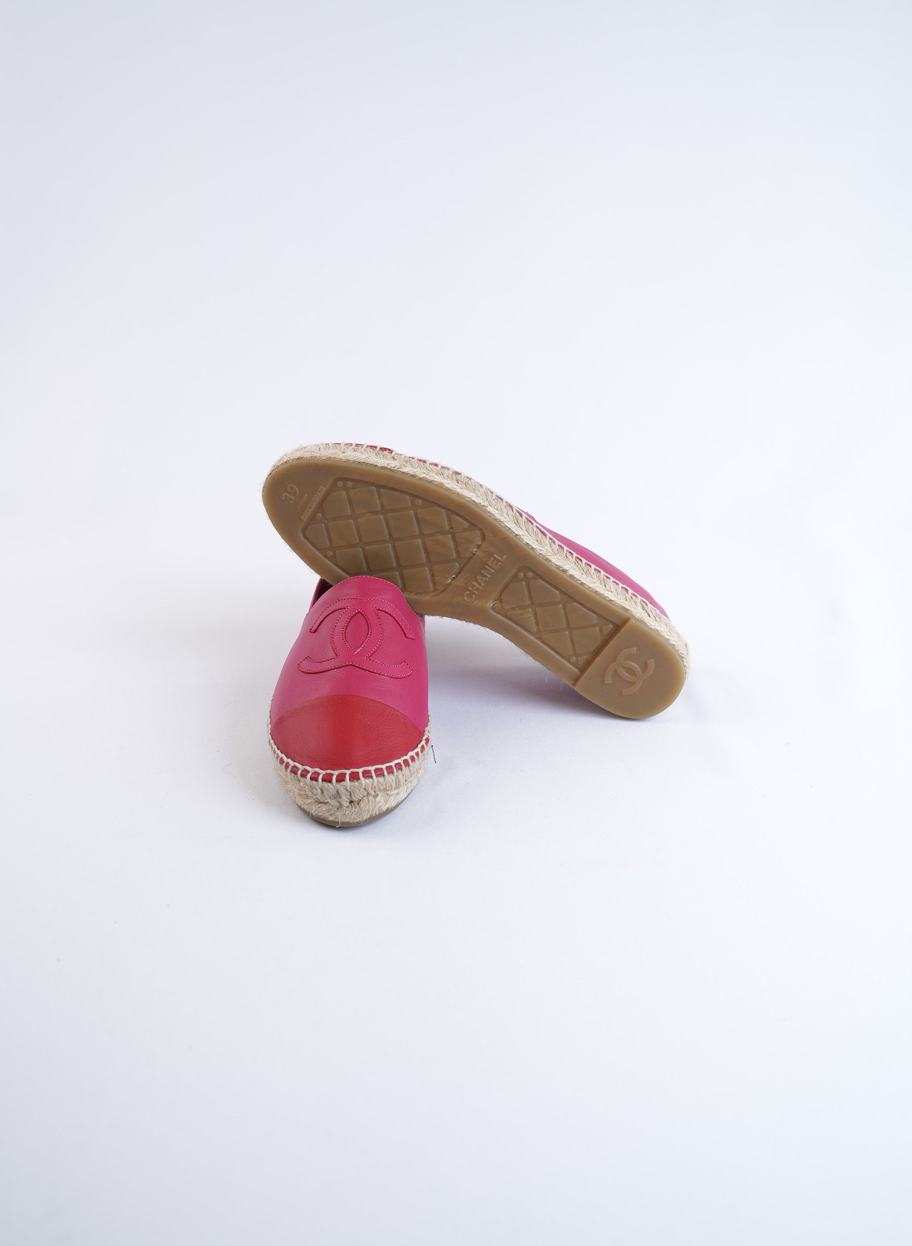 Chanel Pink Espadrilles