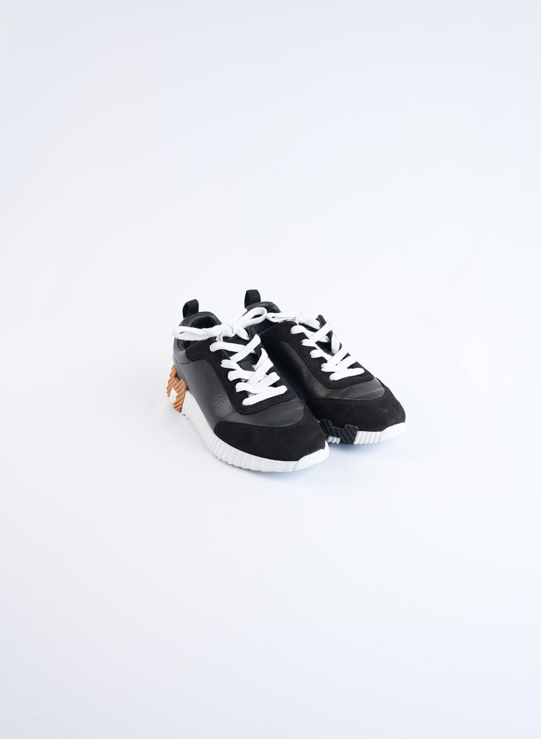 Hermes Black Bouncing Sneakers