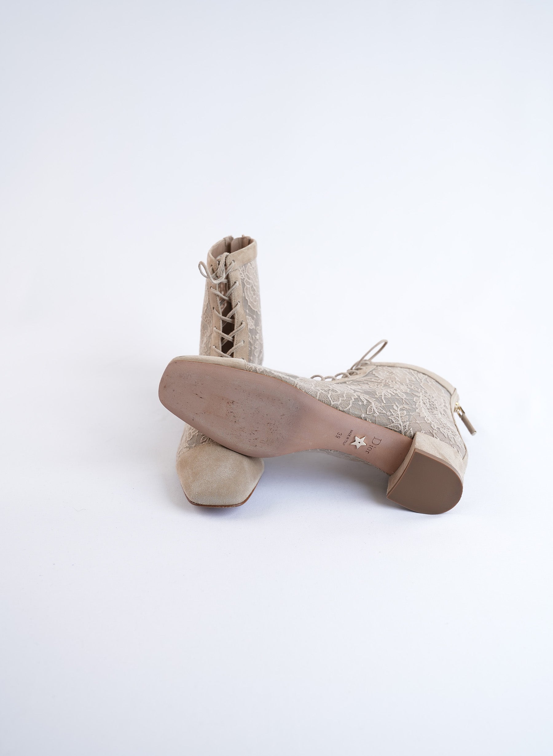 Christian Dior Naughty D Heeled Ankle Boots