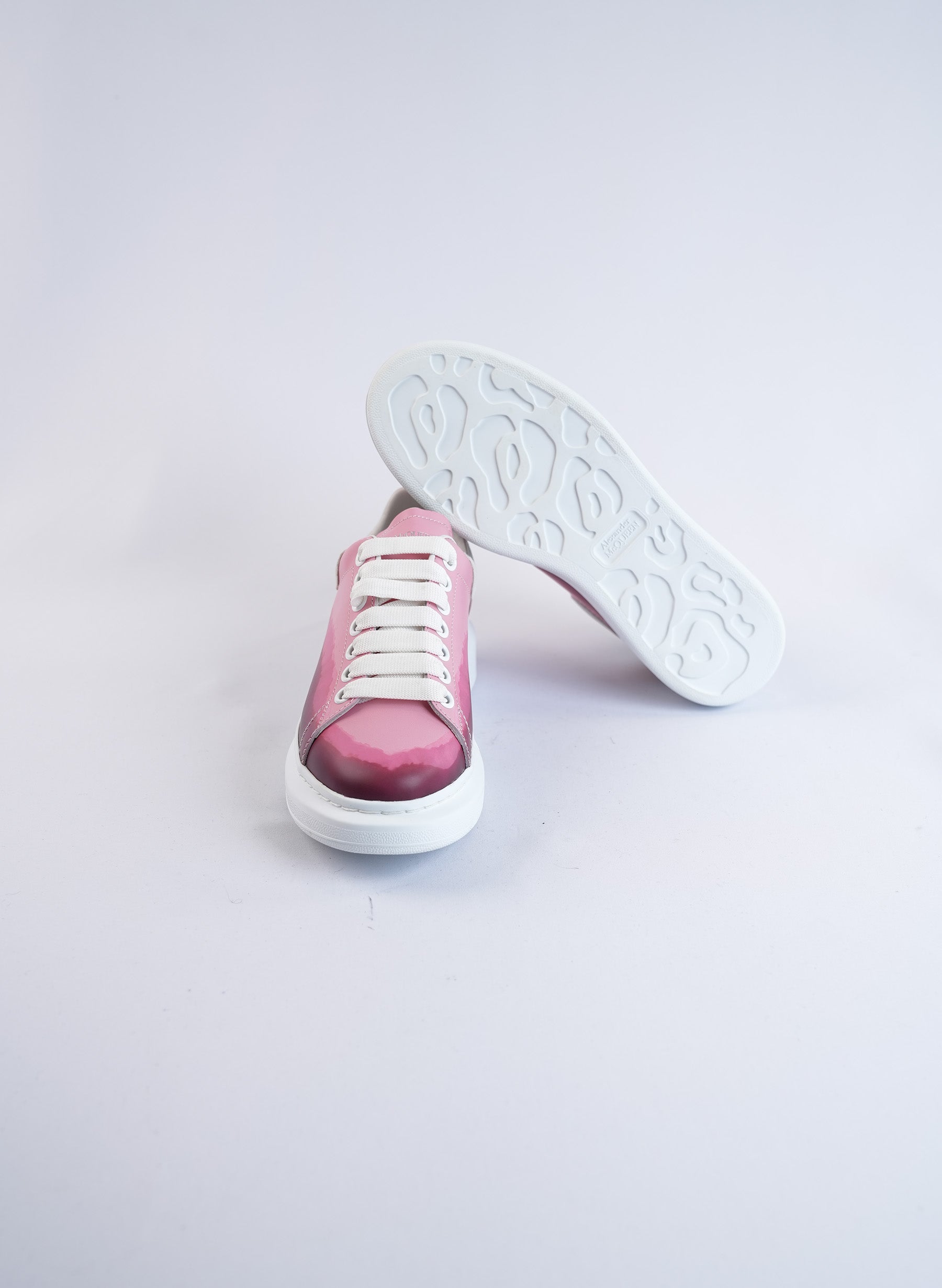 Alexander McQueen Dip Dye Leather Sneakers