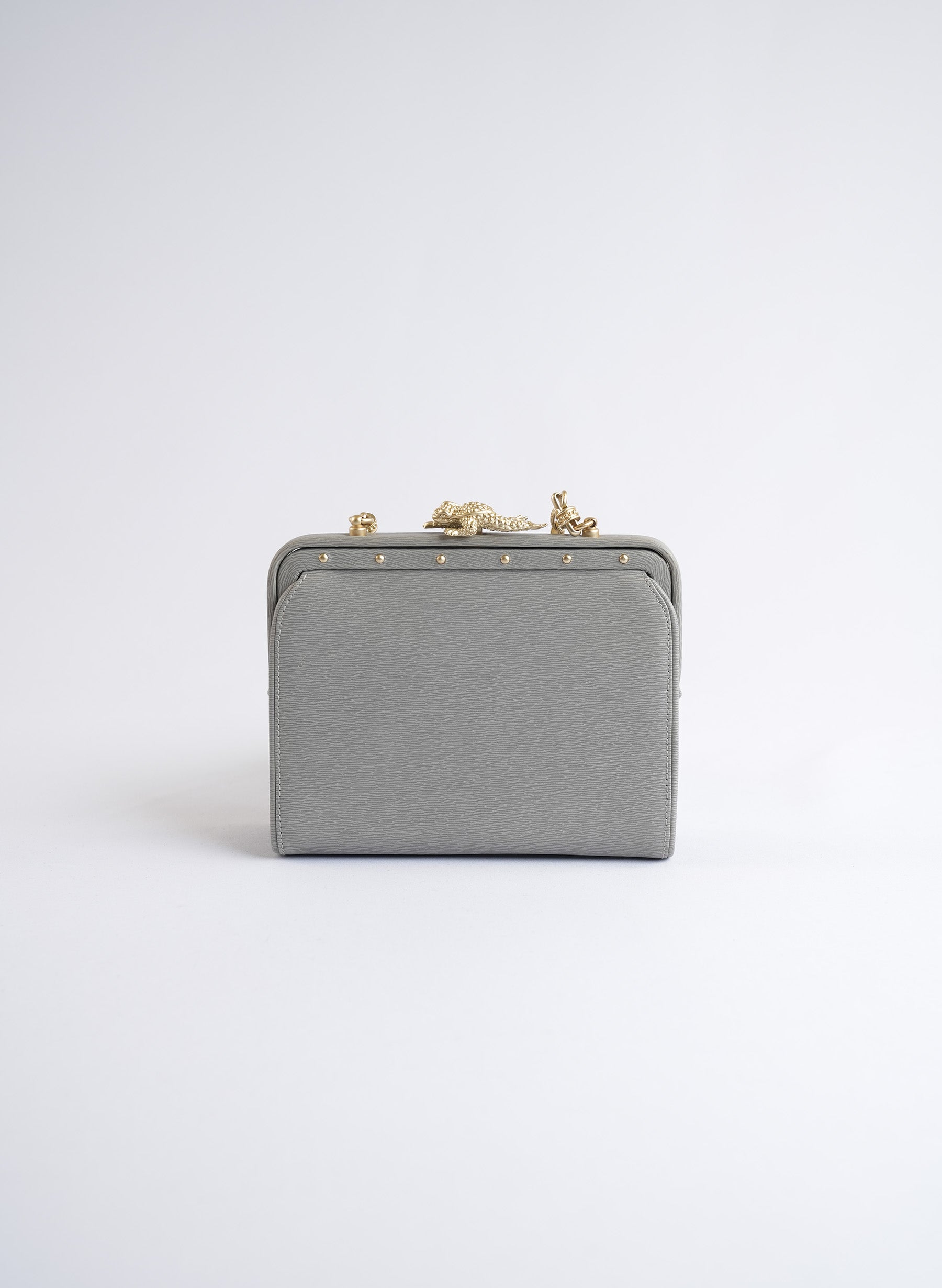 Kieselstein Cord Grey Frog Bag