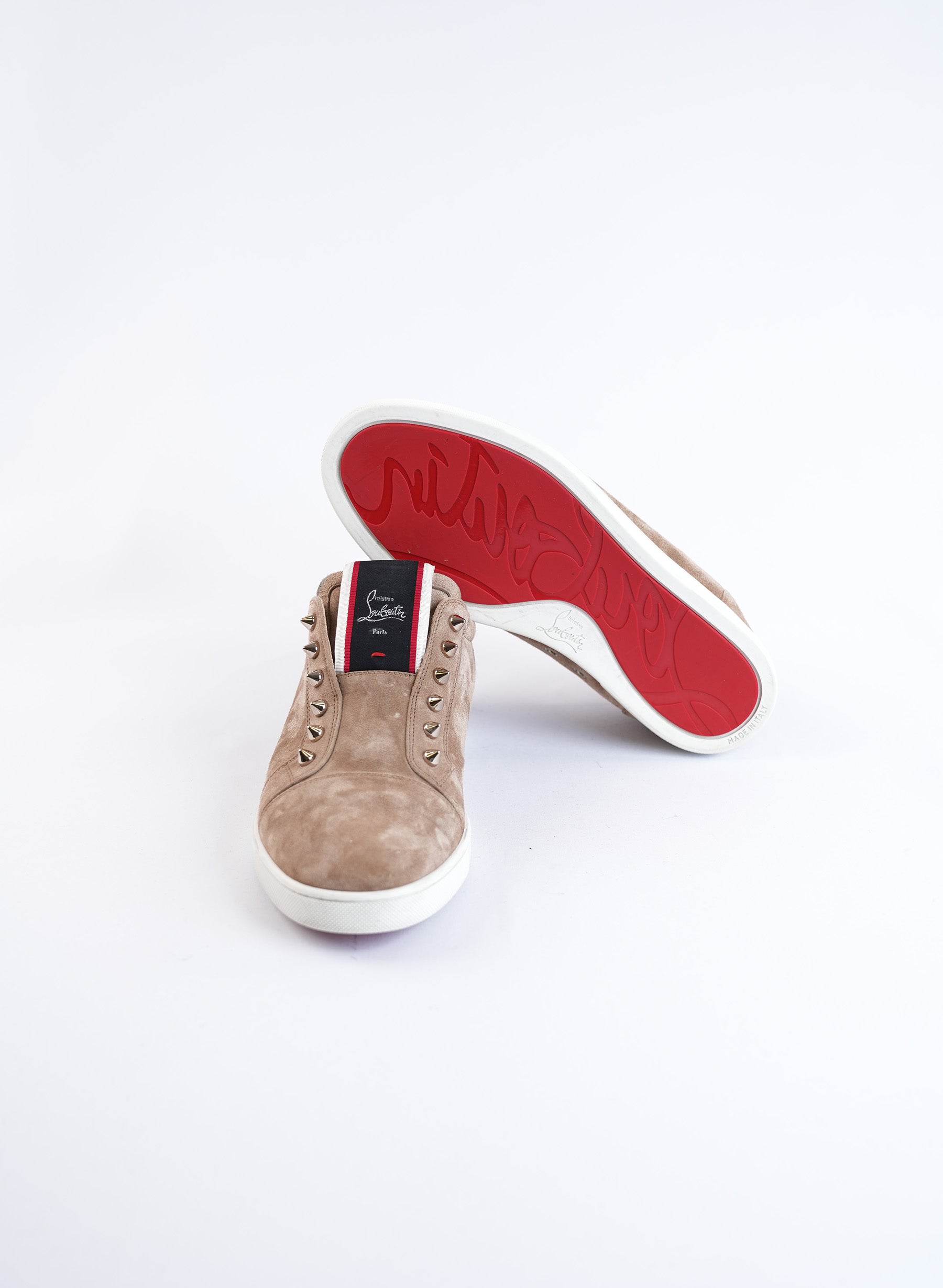 Christian Louboutin Brown Suede Shoes