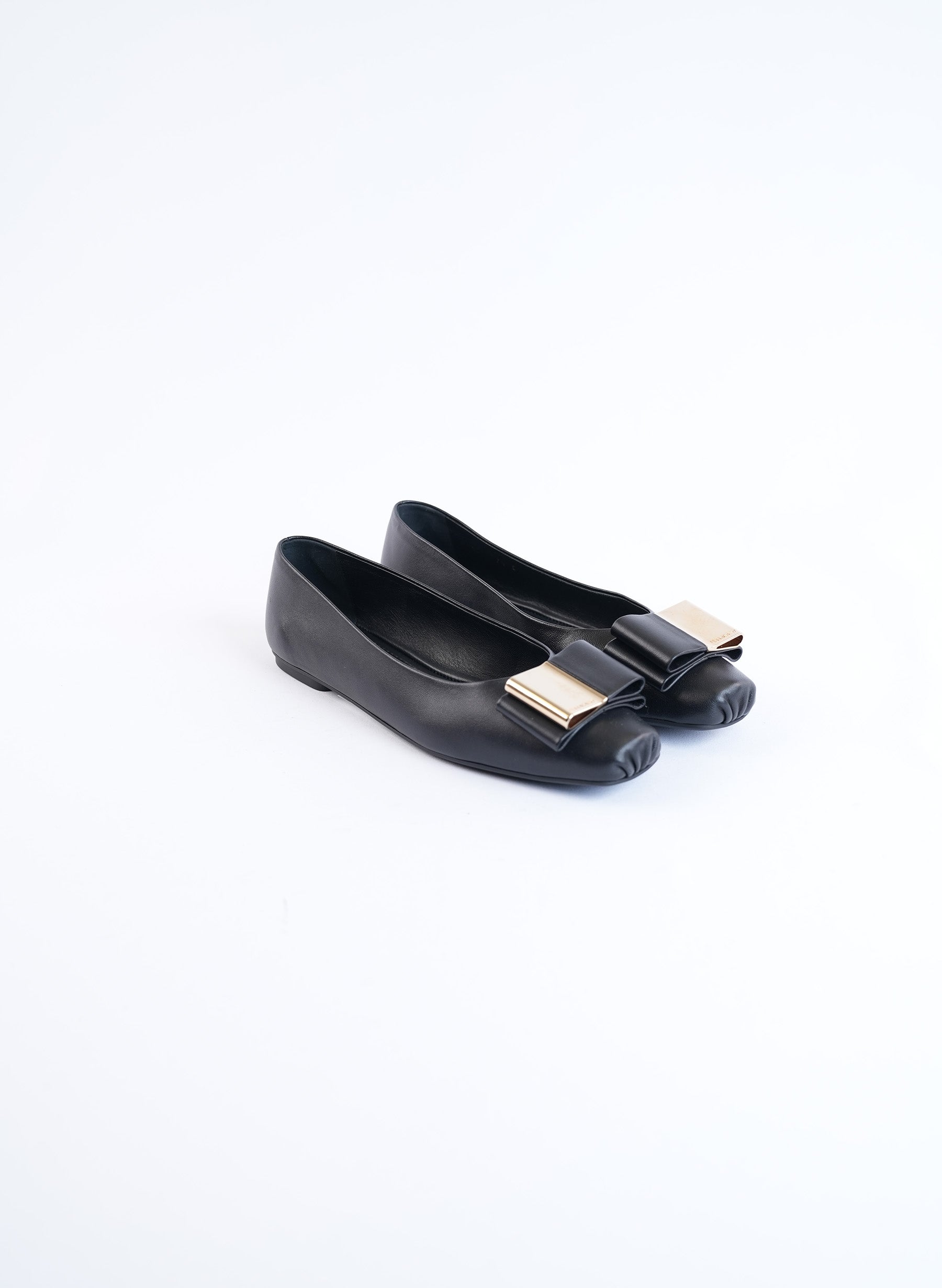 Salvatore Ferragamo Black Flats