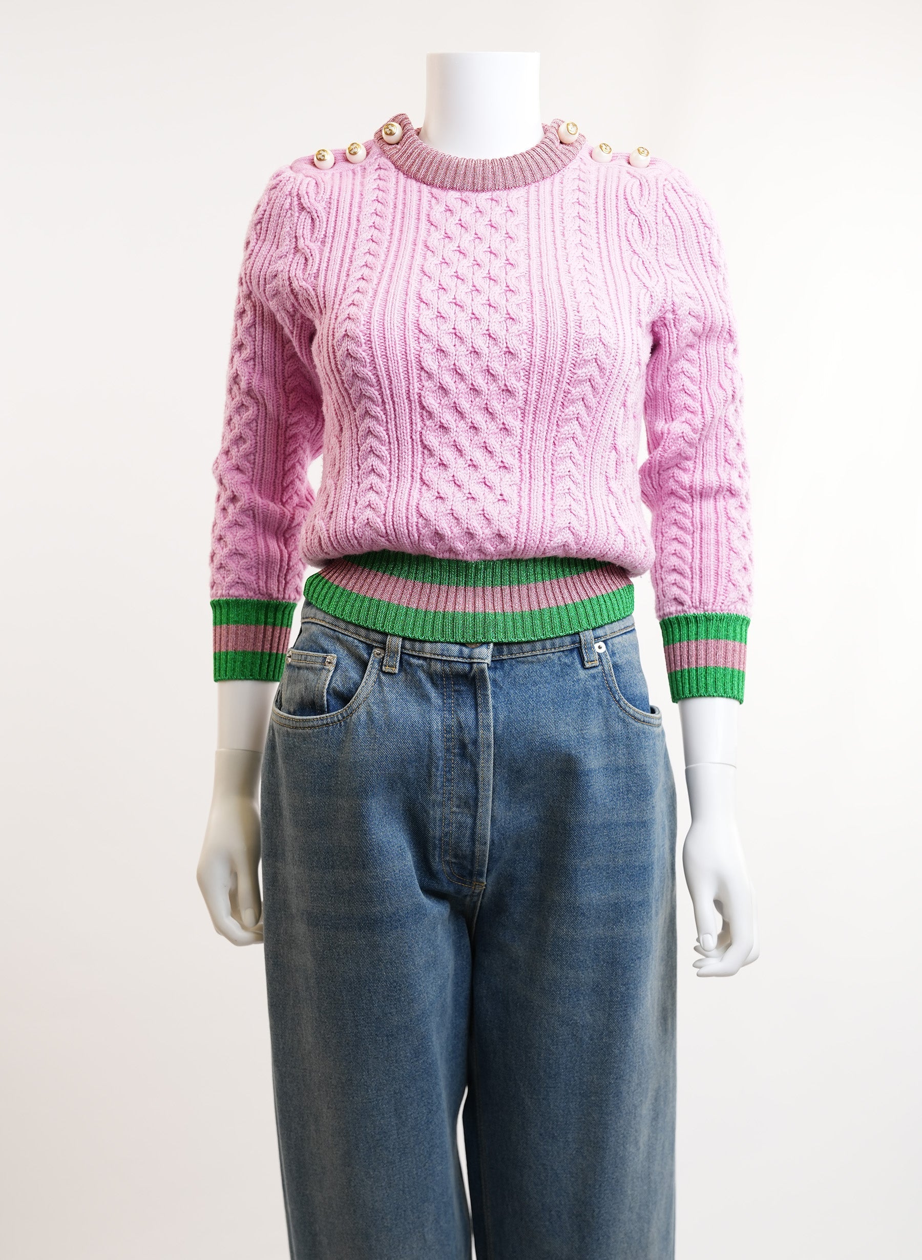Gucci Pink Wool Sweater