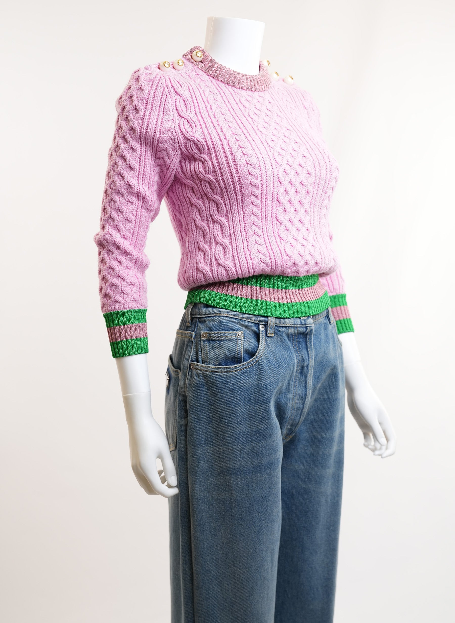 Gucci Pink Wool Sweater