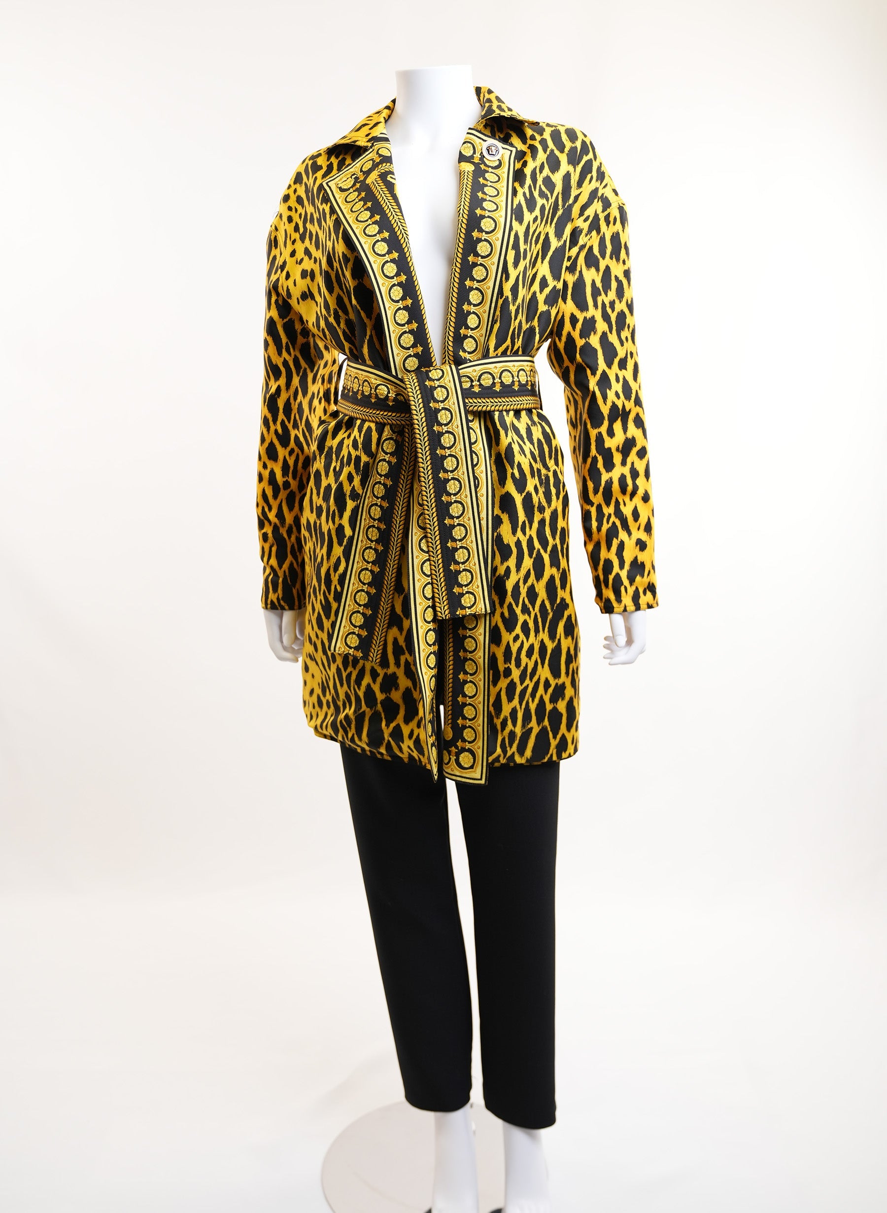 Versace Silk Blend Reversible Jacket