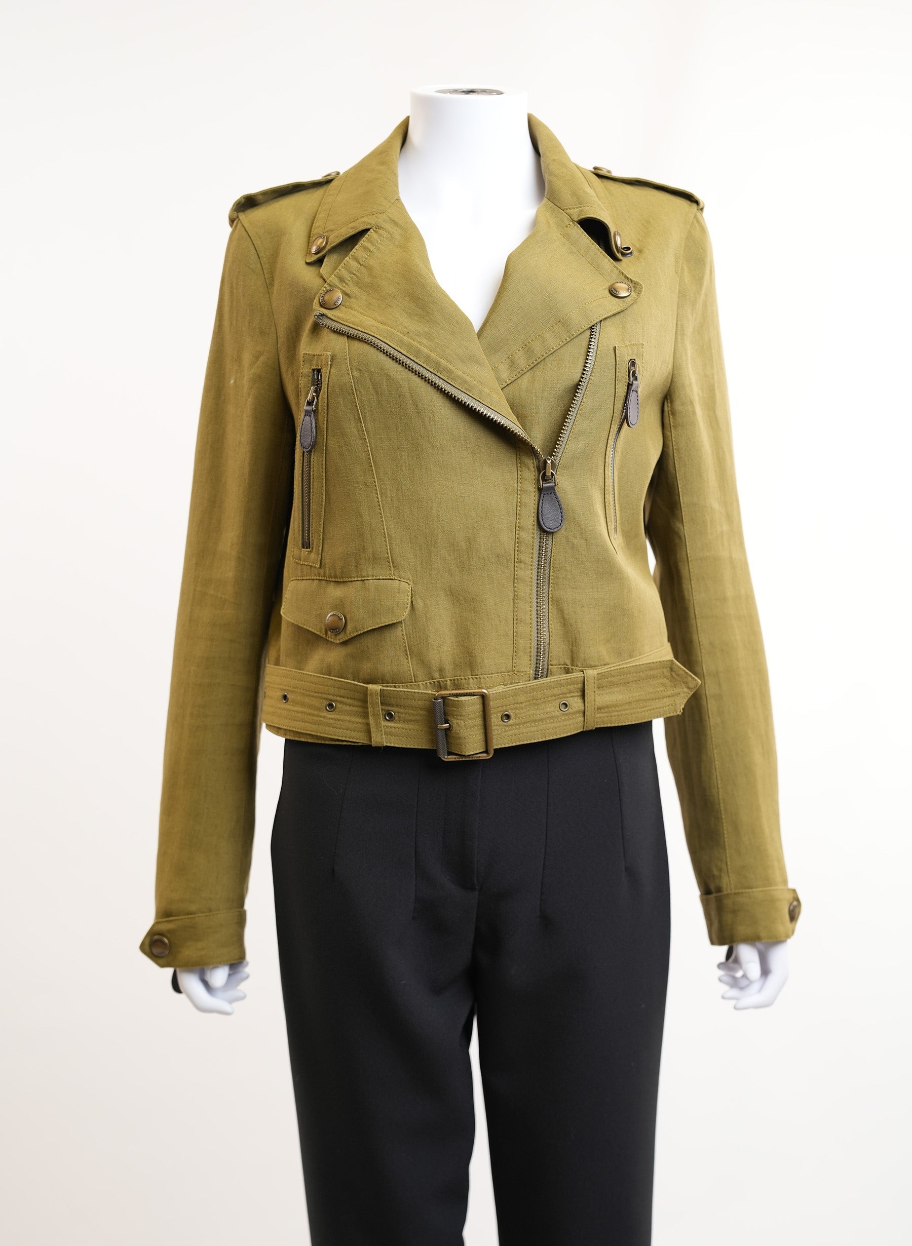 Burberry Cotton Biker Jacket