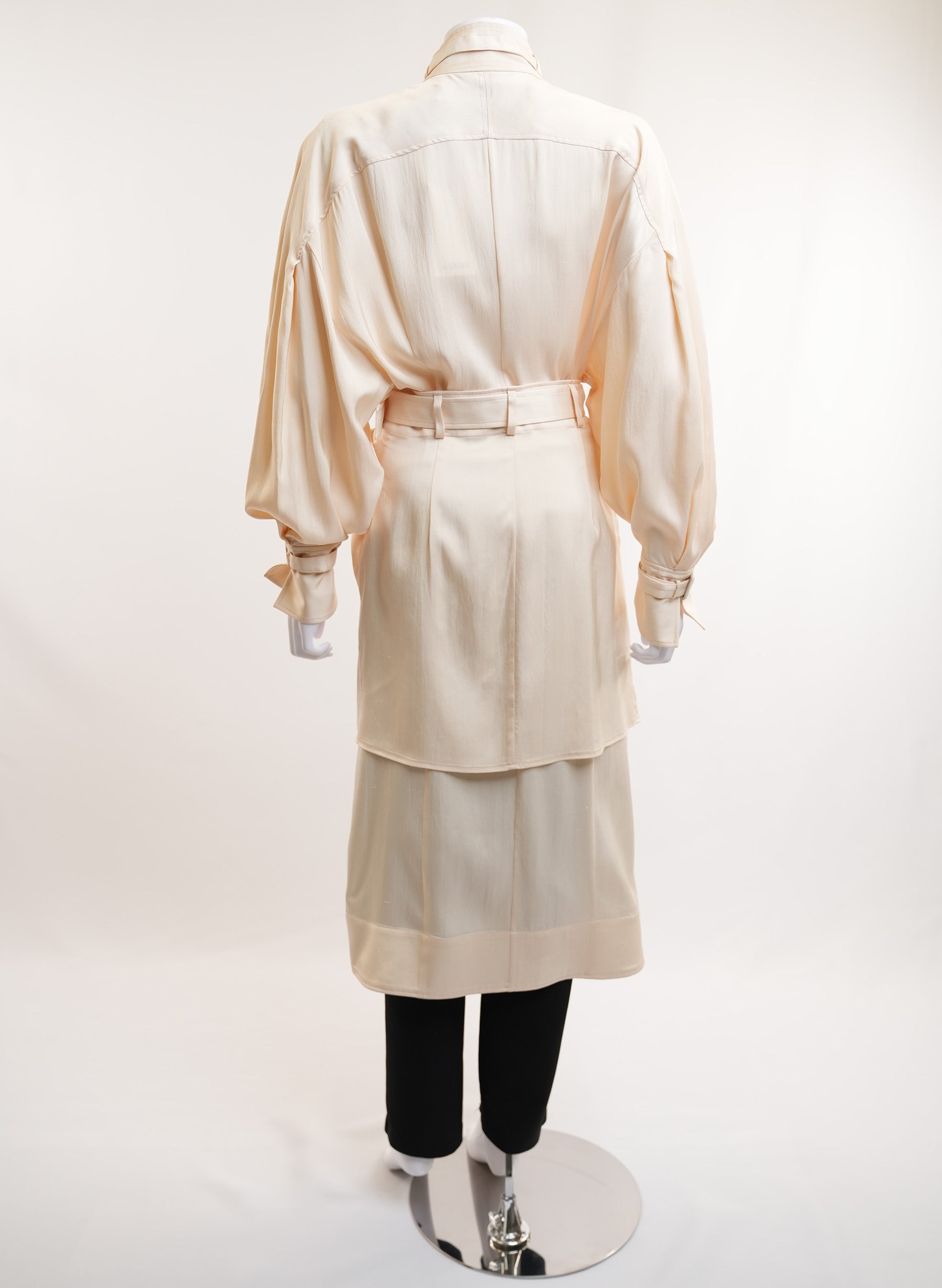 Jacquemus Cream Trench Coat