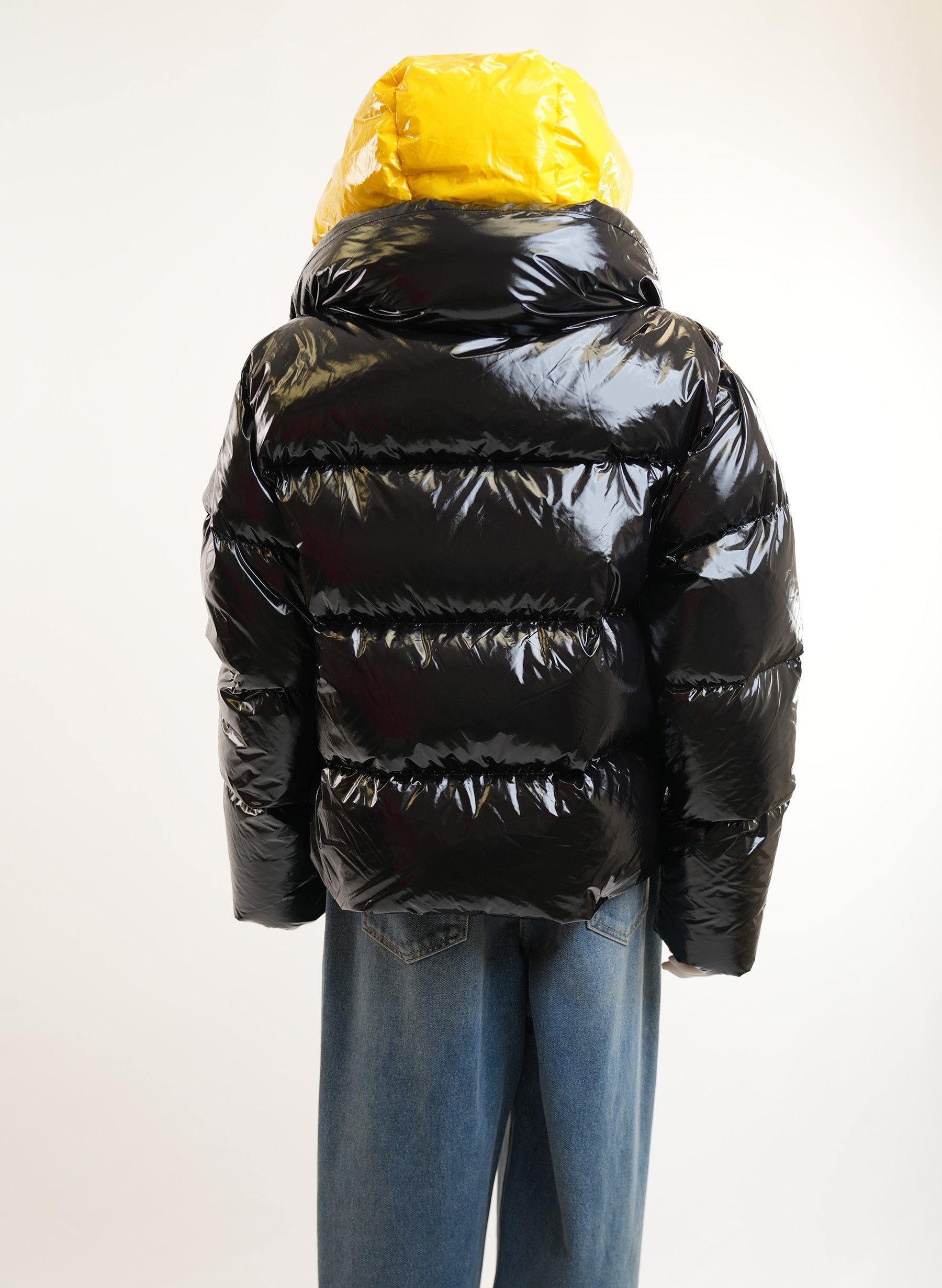 Dsquared Padded Black & Yellow Jacket
