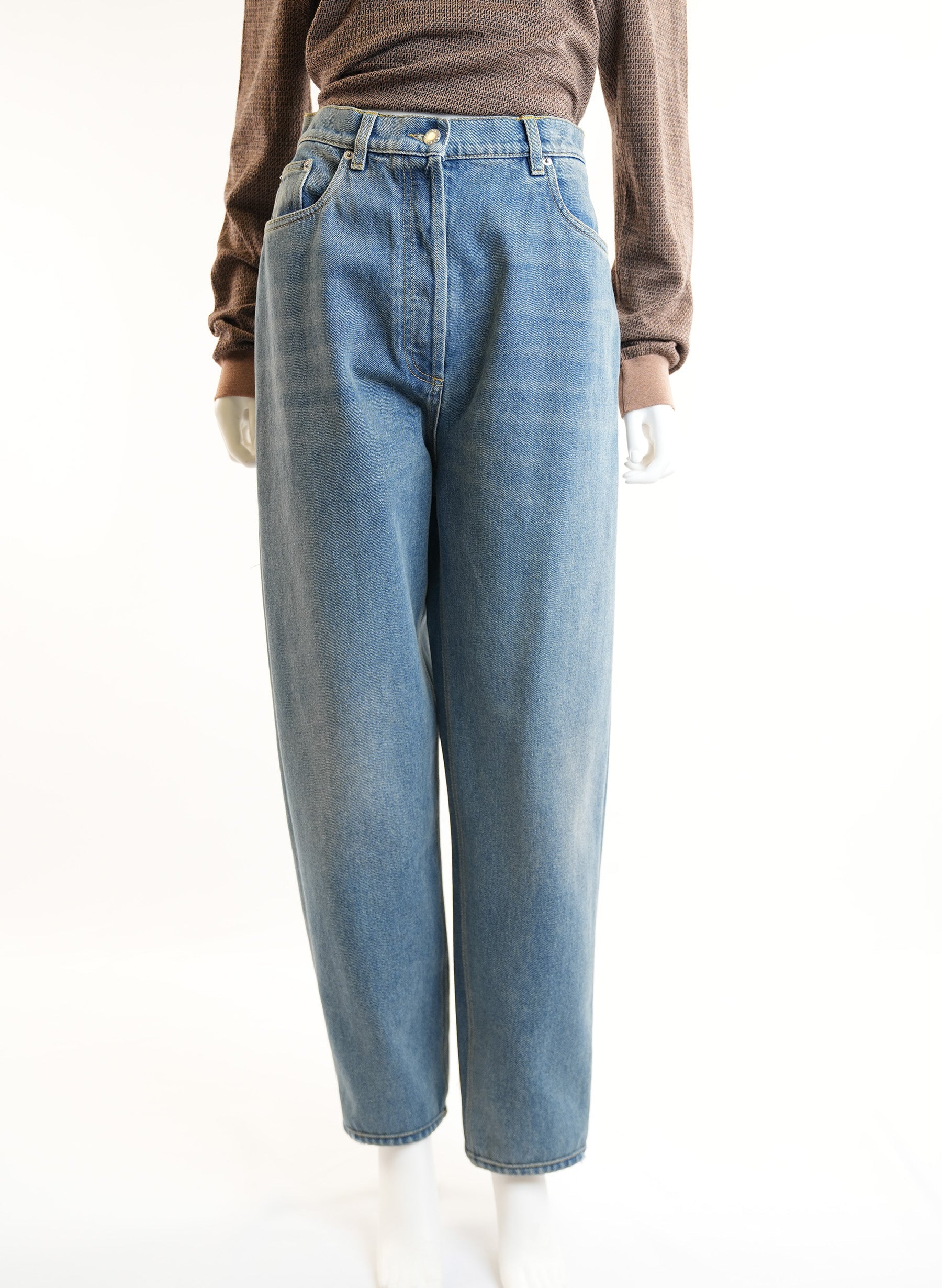 Prada Blue Denim Jeans