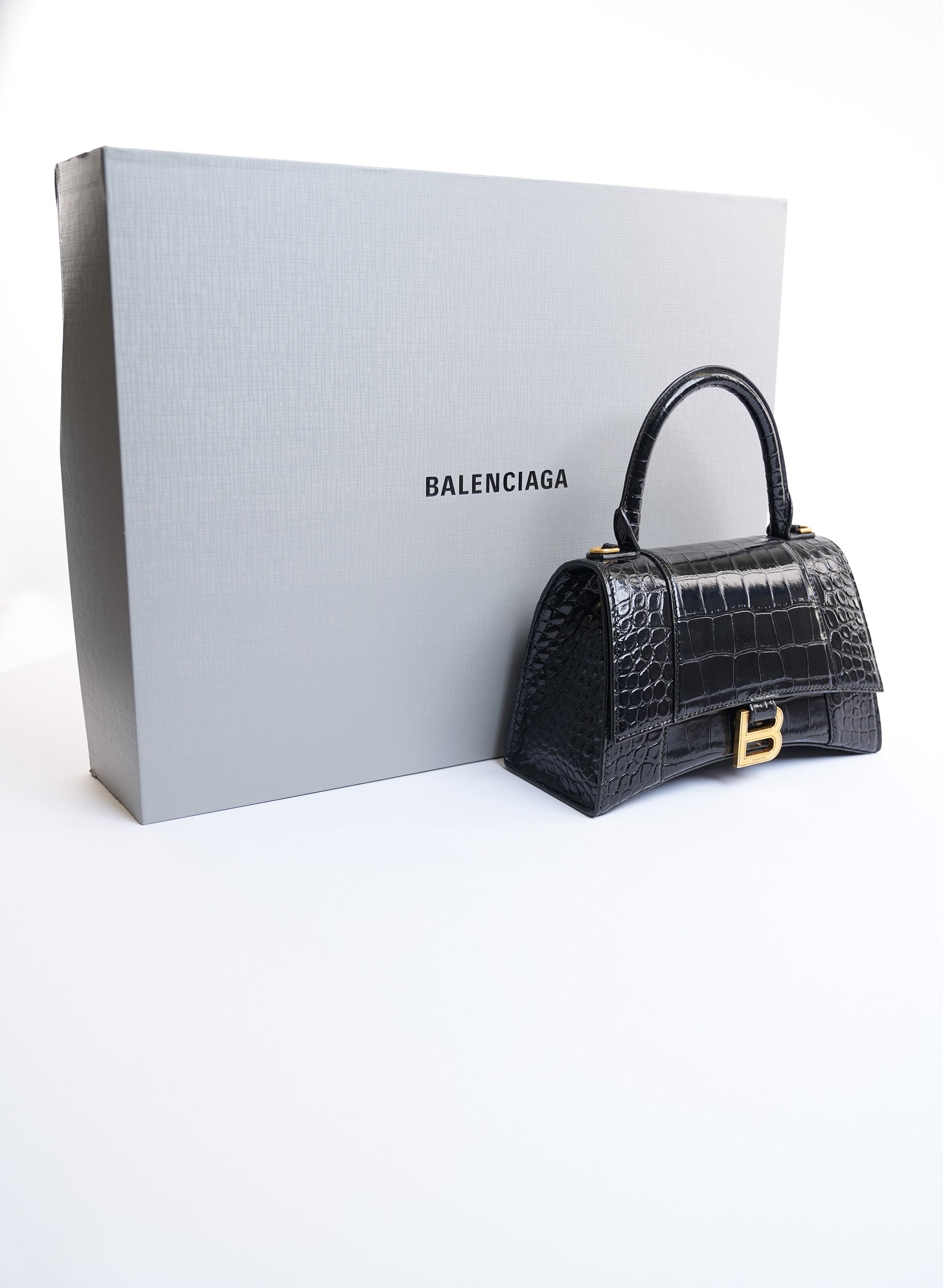 Balenciaga Hourglass Top Handle Handbag