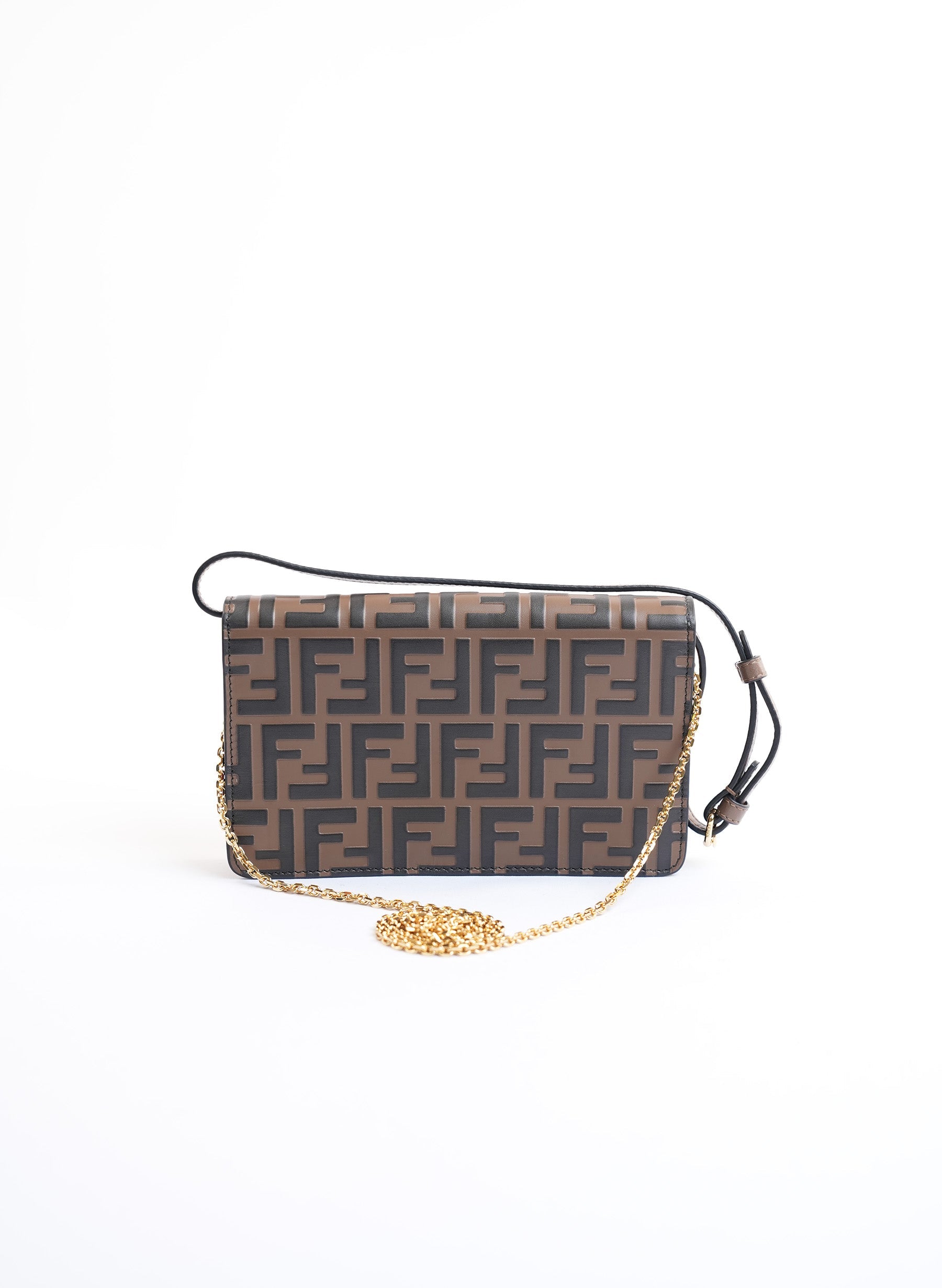 Fendi FF Diamond Wallet On The Chain