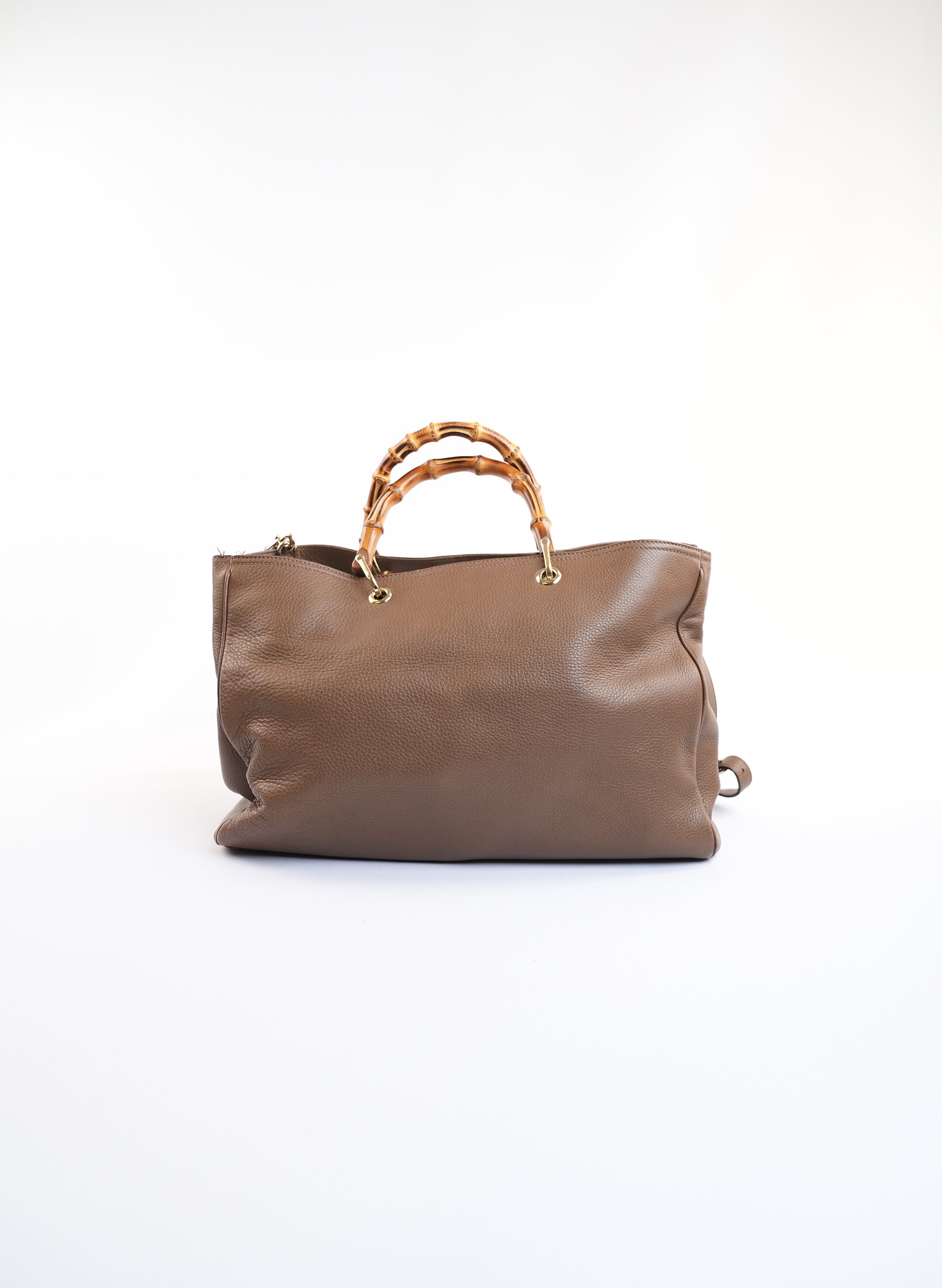 Gucci Bamboo Handle Shopper Tote Bag