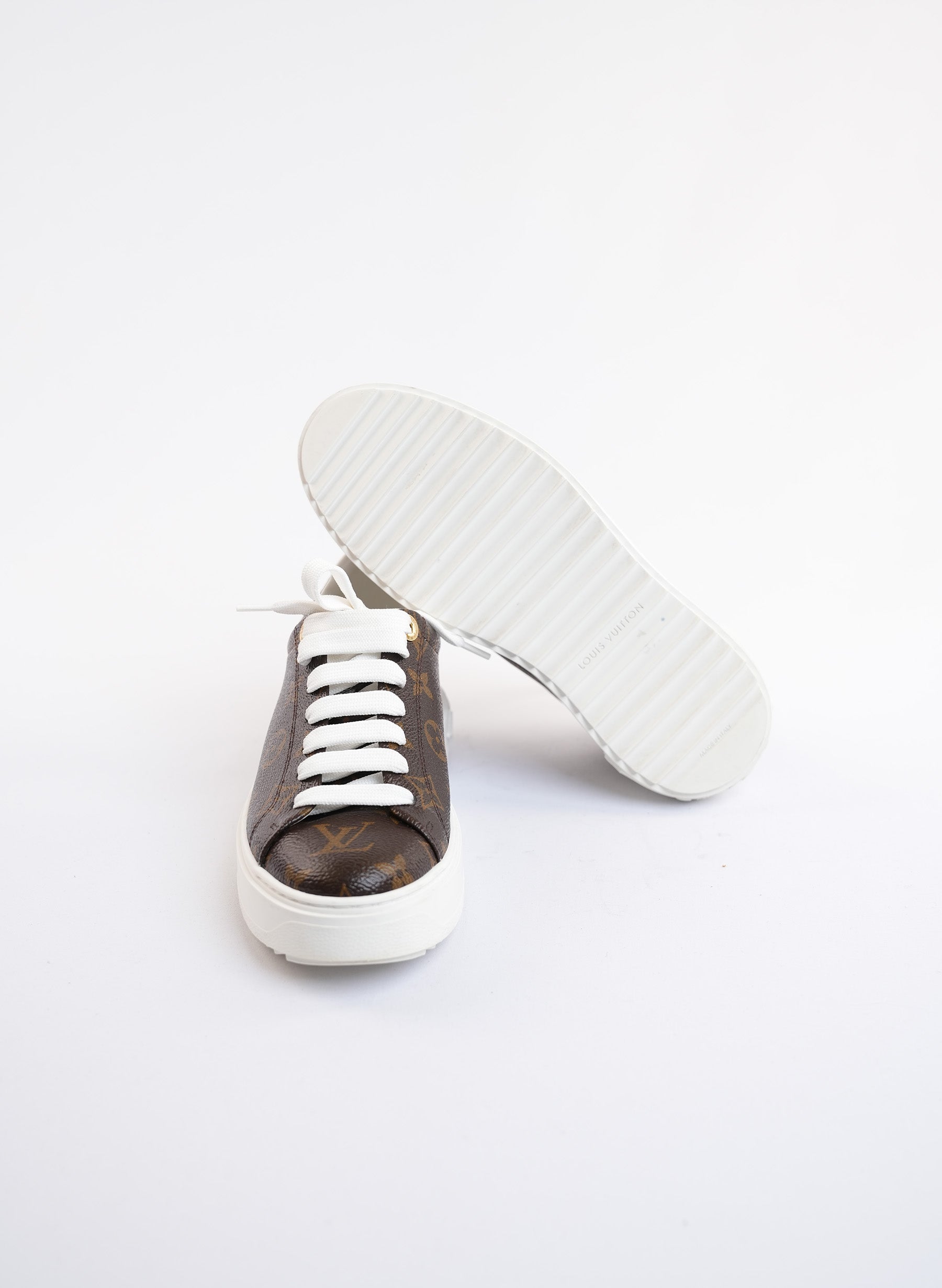 Louis Vuitton Time Out Sneakers Brown