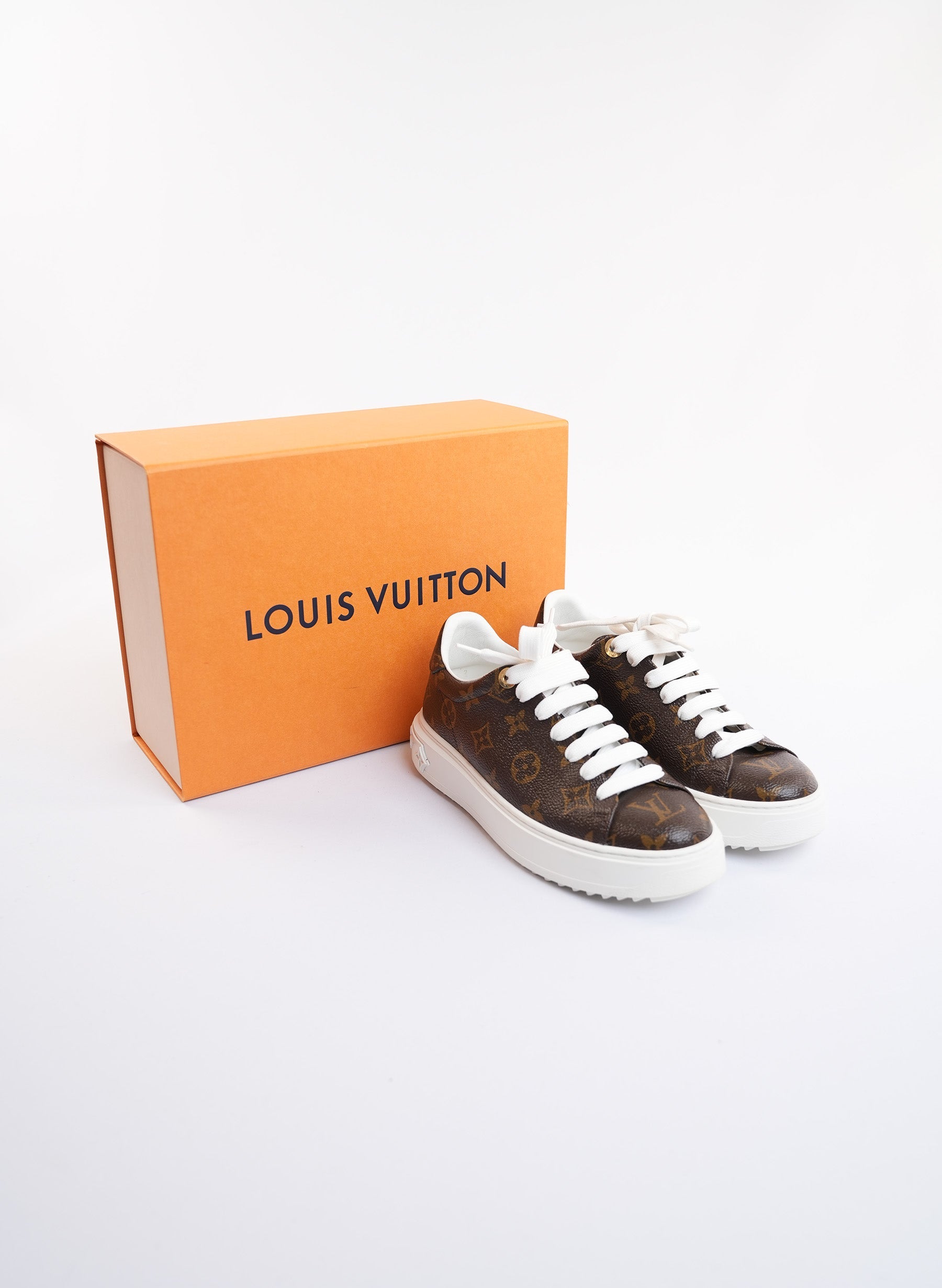 Louis Vuitton Time Out Sneakers Brown