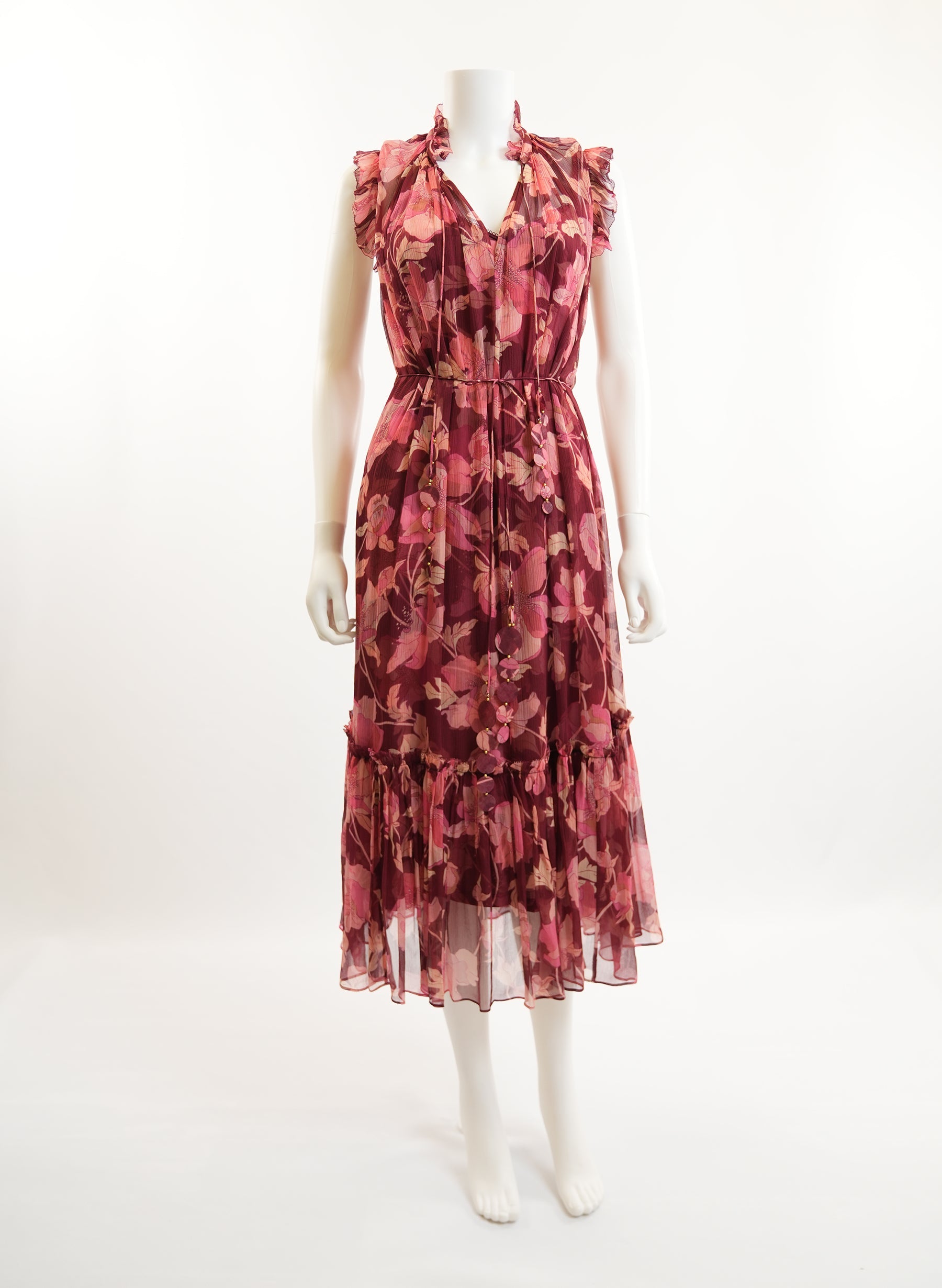 Zimmermann Concert Flutter 2 Piece Midi Dress