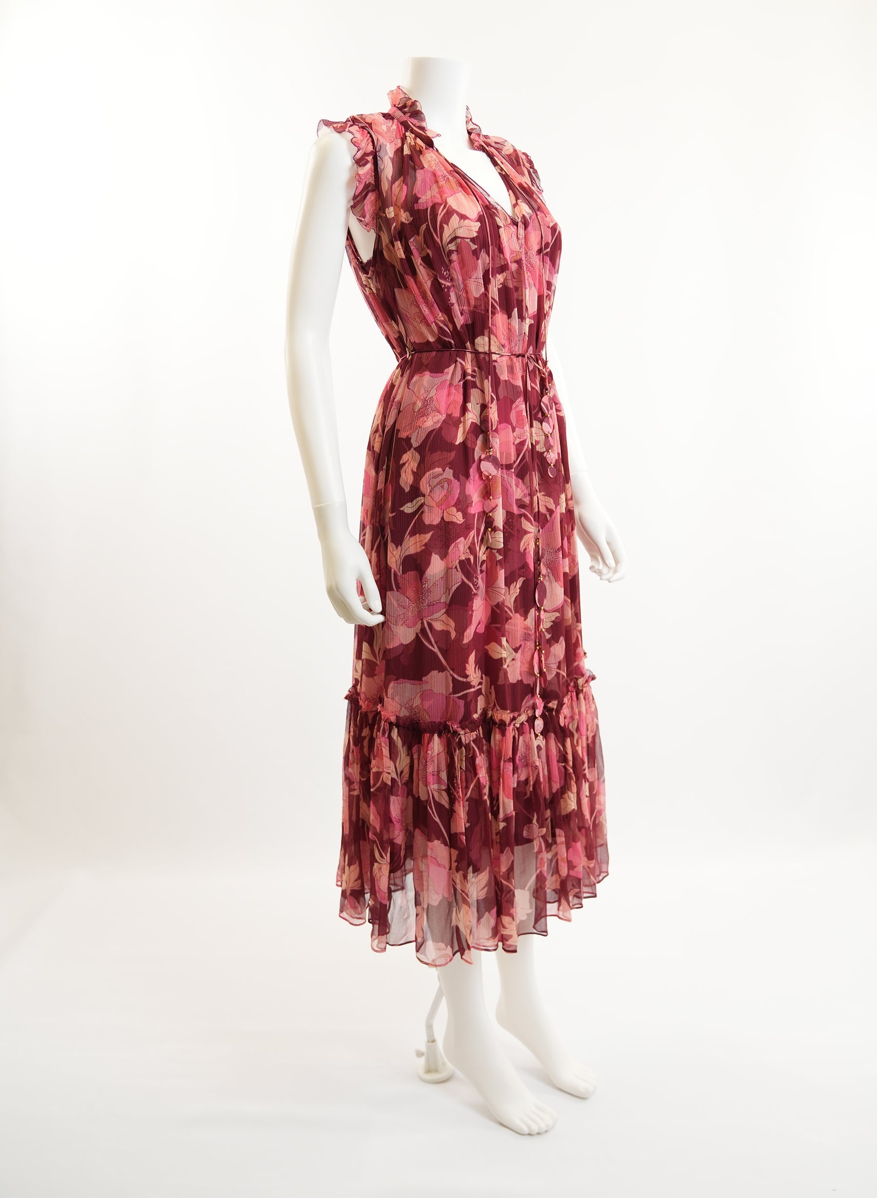 Zimmermann Concert Flutter 2 Piece Midi Dress