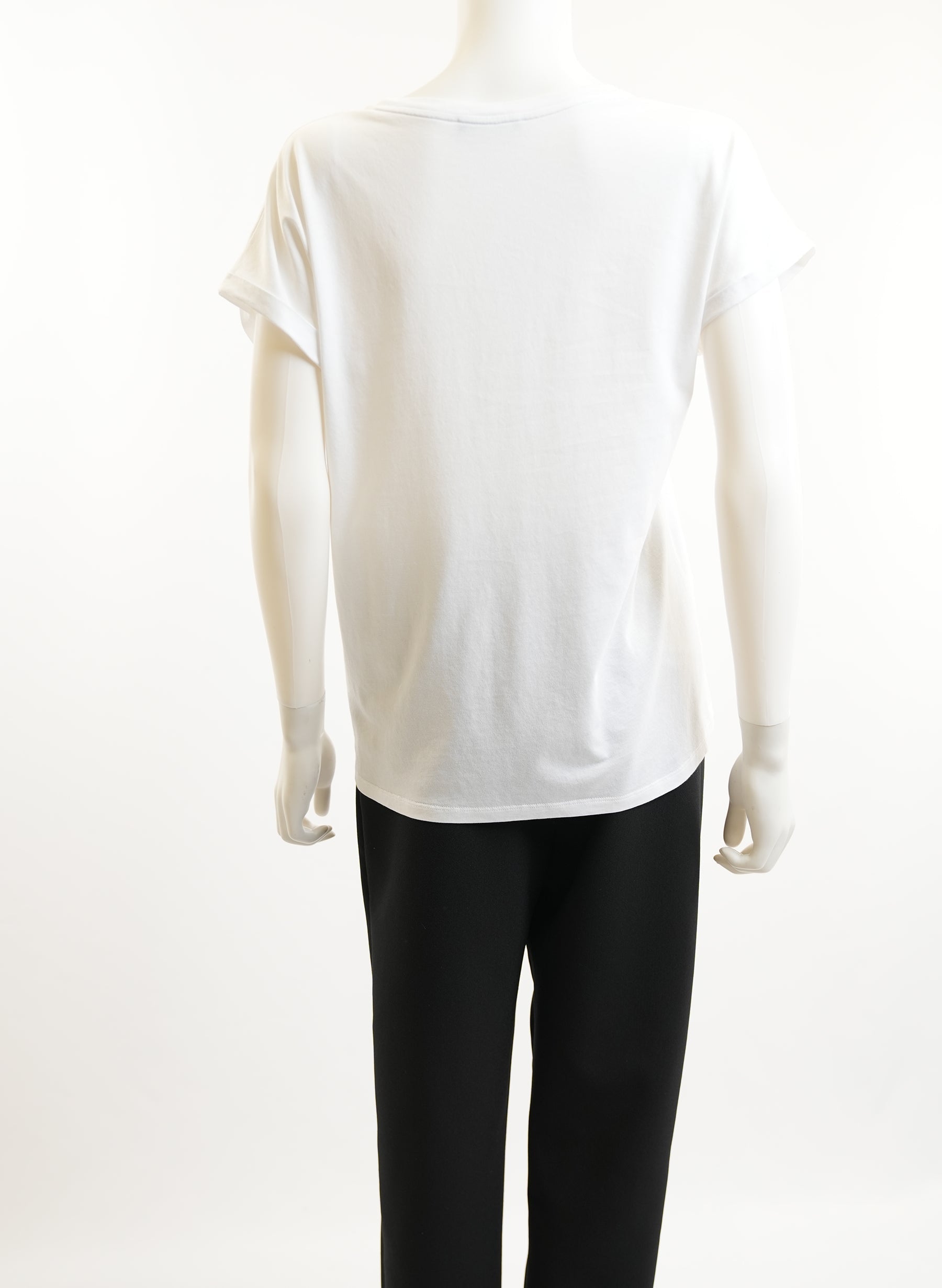 Balmain White Logo T-Shirt