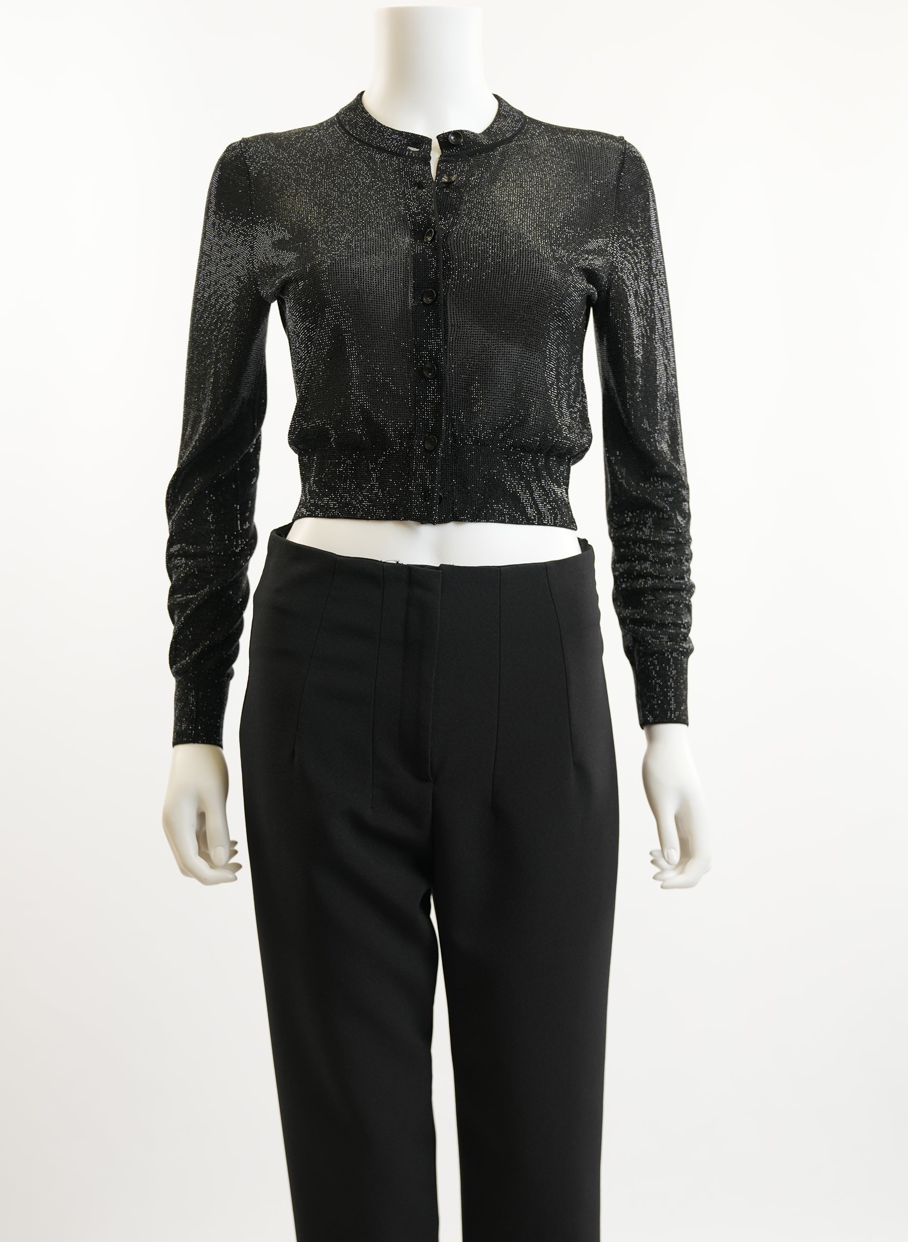 Alexander Wang Beaded Cropped Cardigan