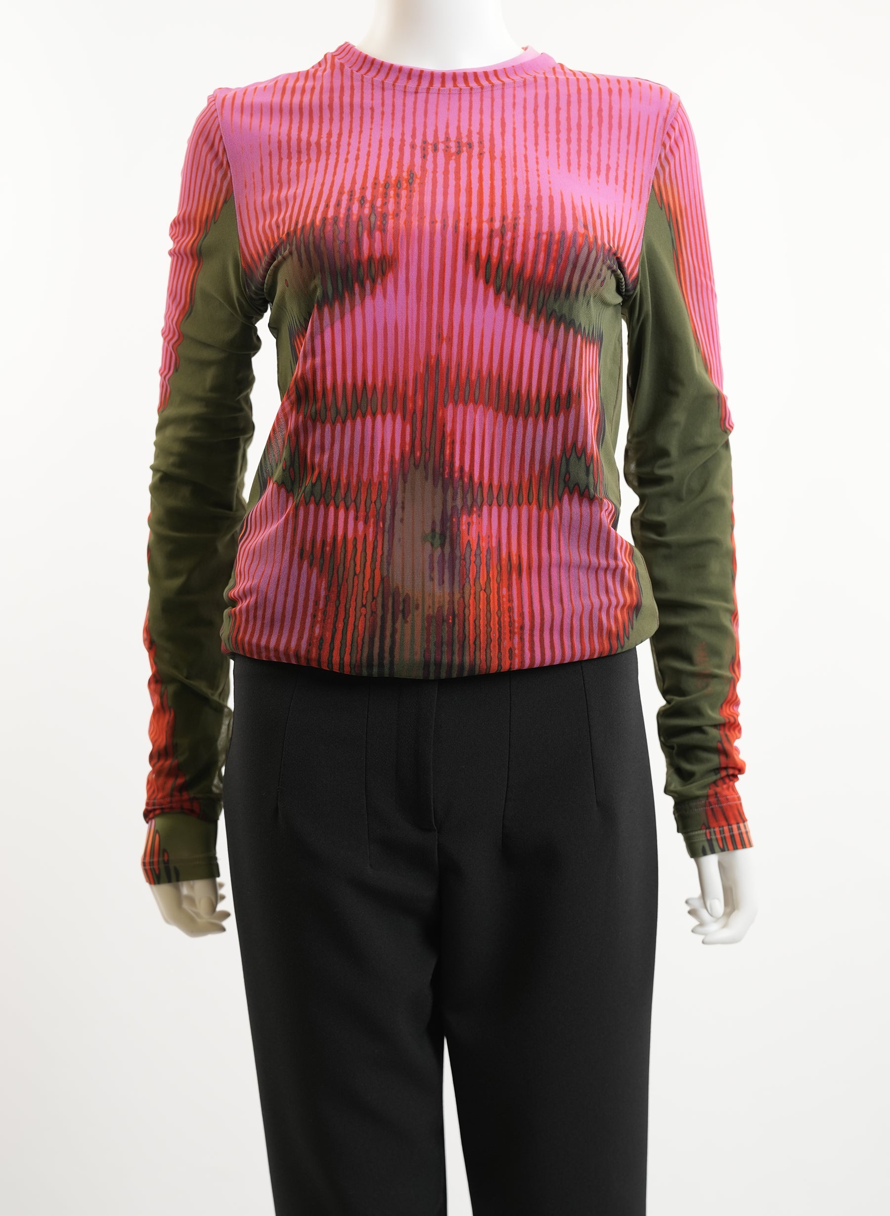 Haut unisexe en résille Jean Paul Gaultier Body Morph