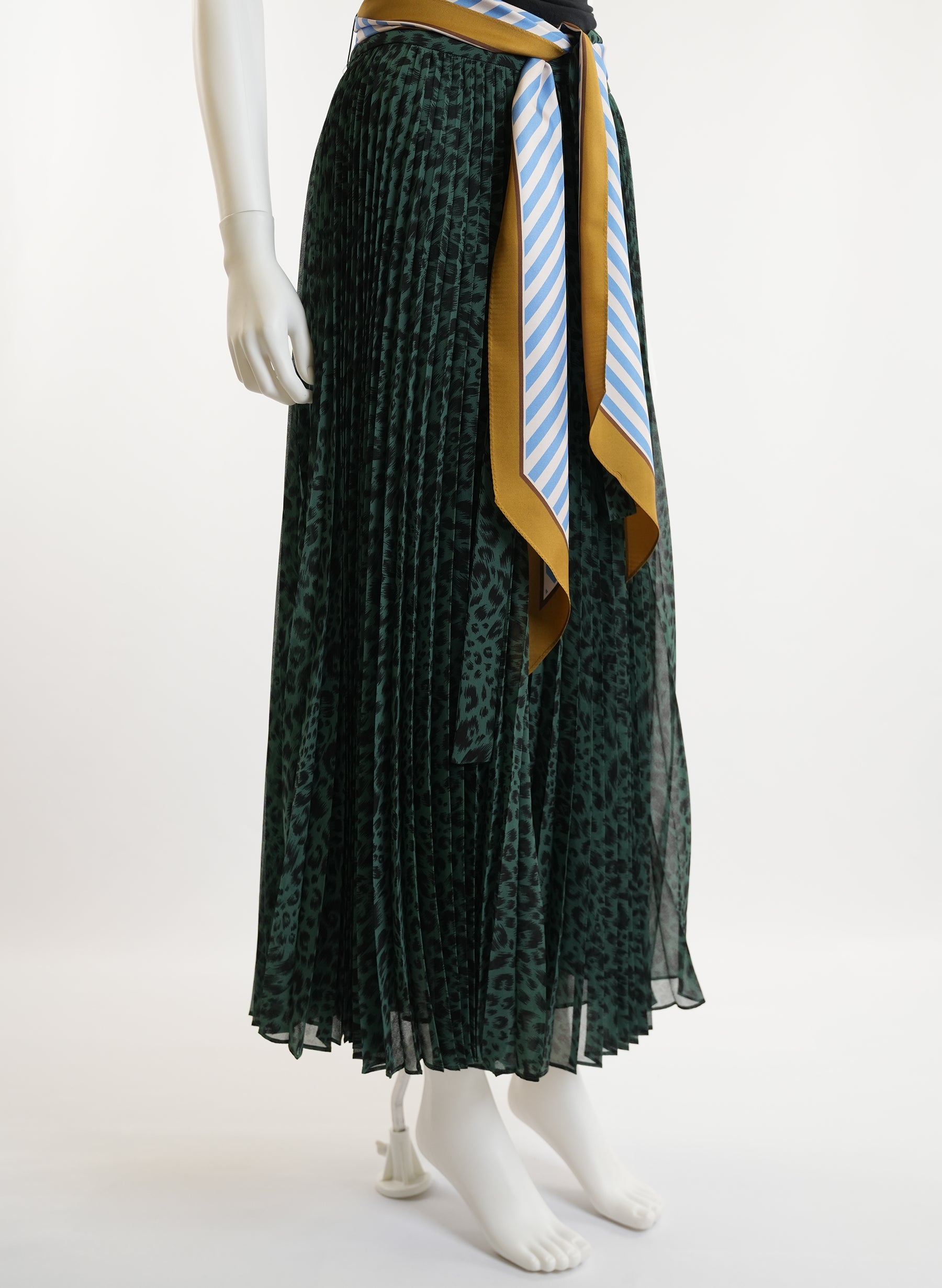 Zimmermann Leopard Print Midi Skirt