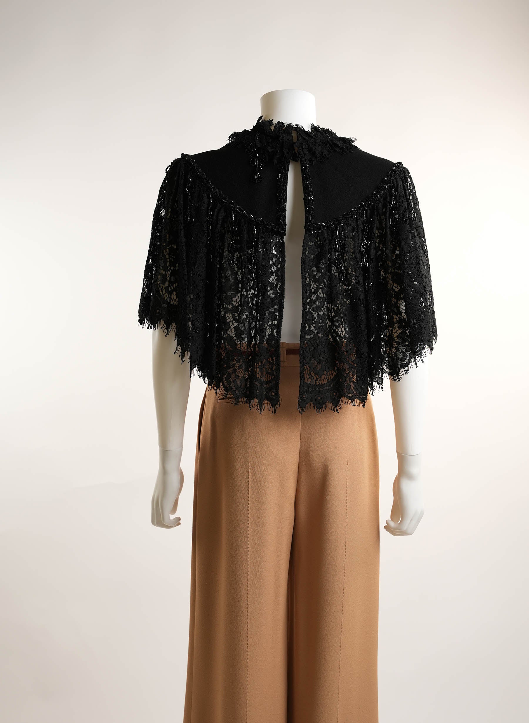 CO Embellished Lace Capelet