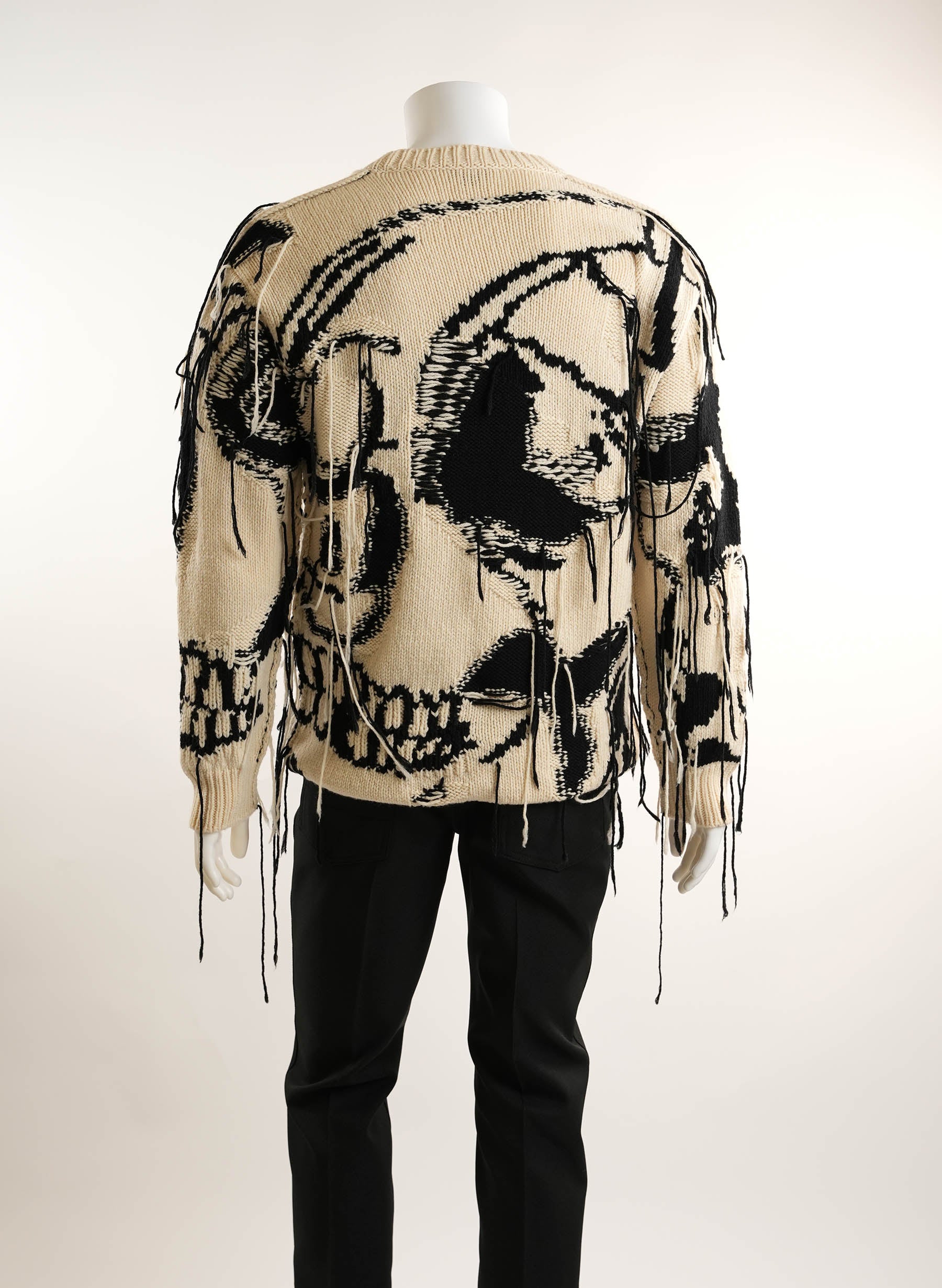 Alexander Mcqueen Exploded Skull Intarsia Jumper