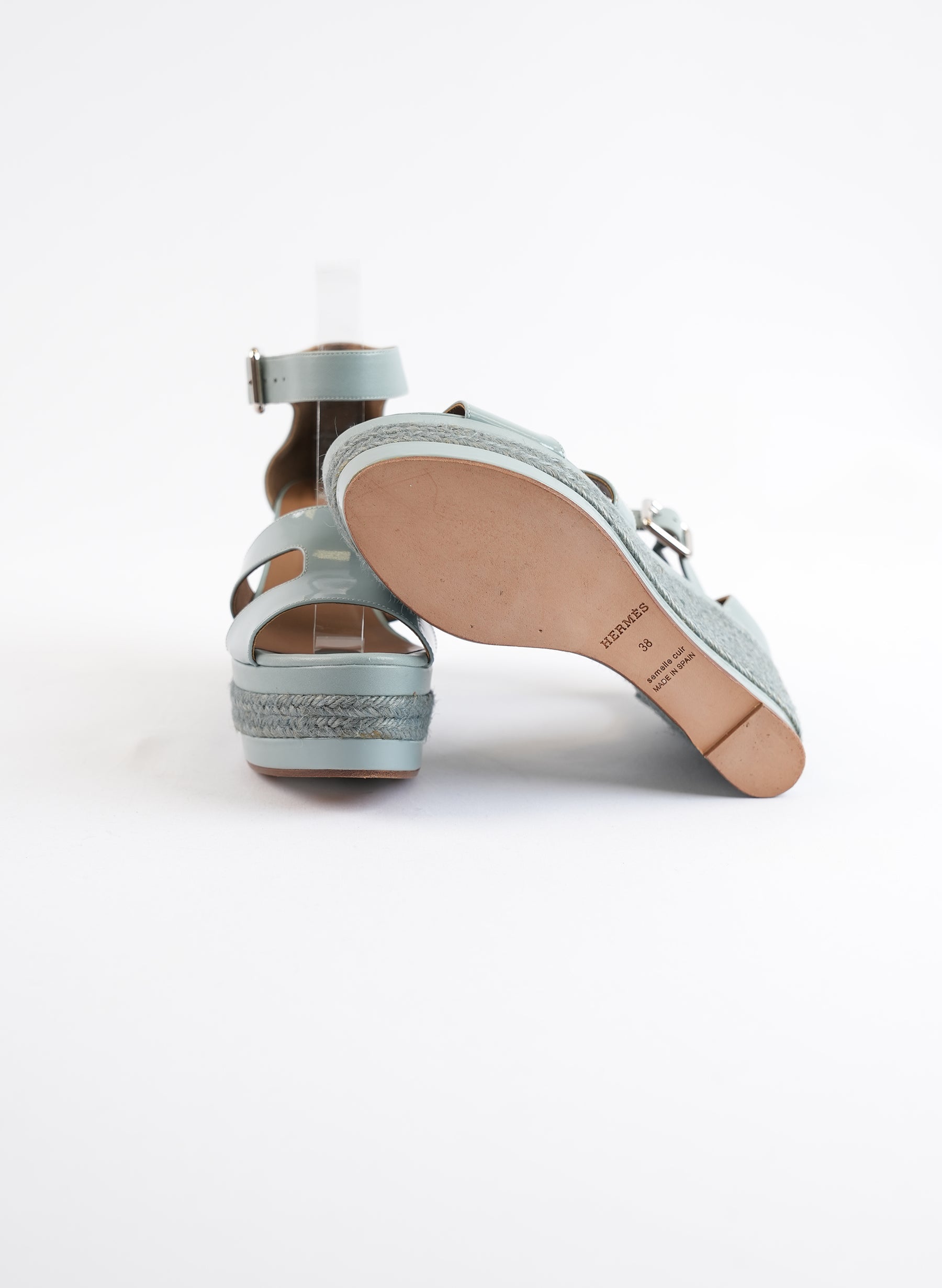 Hermes Elda Espradrille Wedge Sandals