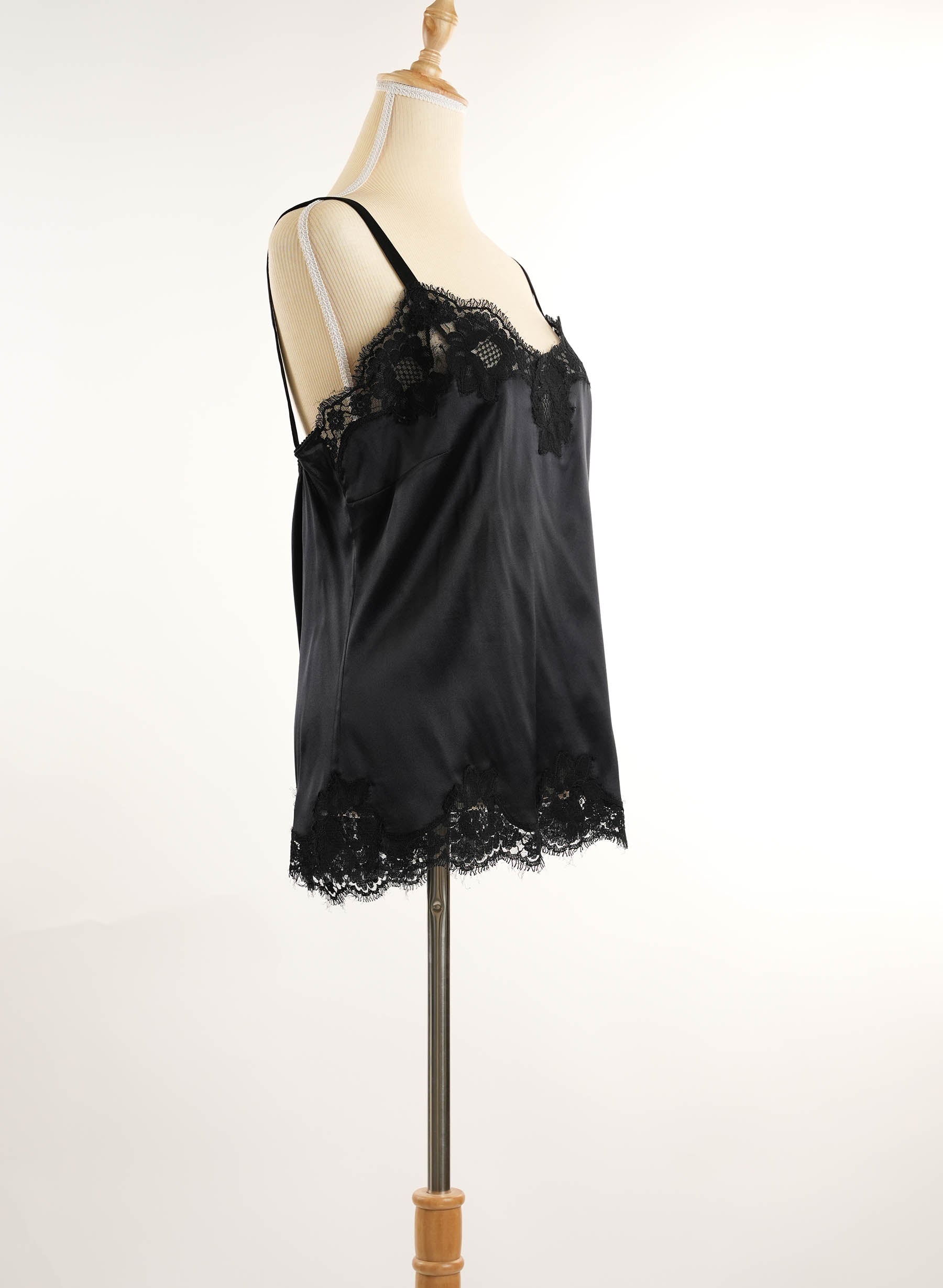 Dolce & Gabbana Black Silk Camisole