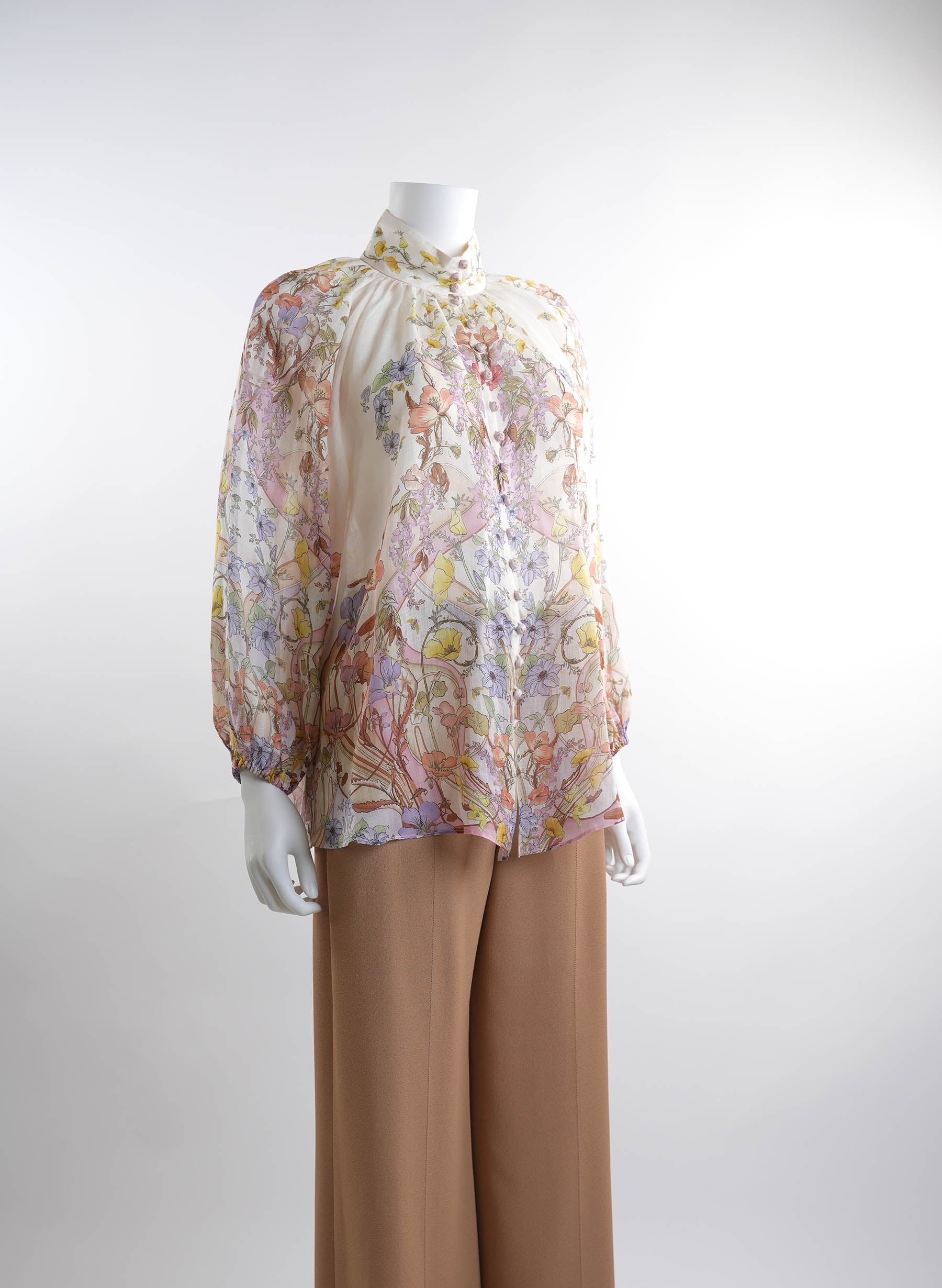 Zimmermann Jeannie Bracelet Billow Blouse