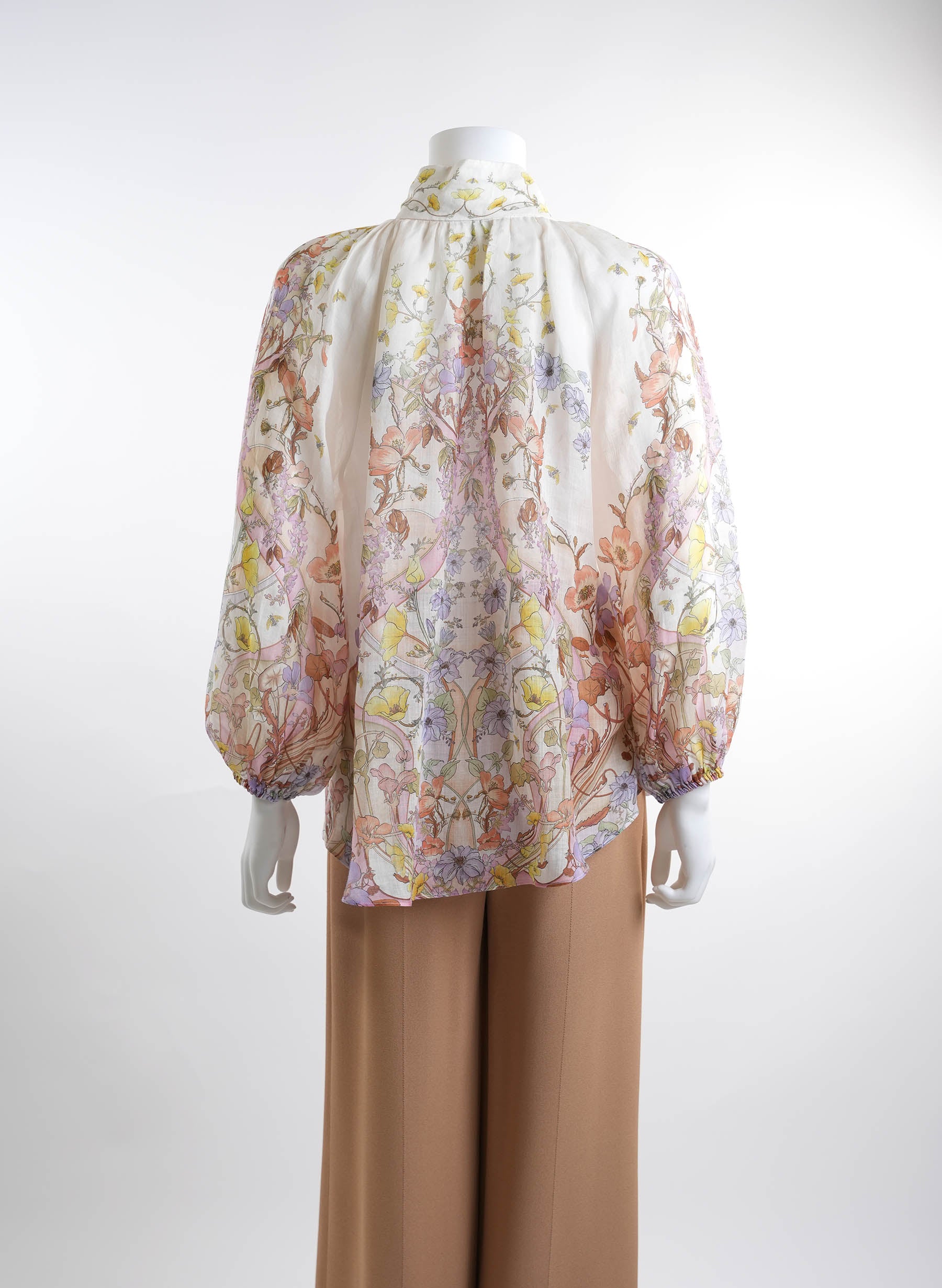 Zimmermann Jeannie Bracelet Billow Blouse