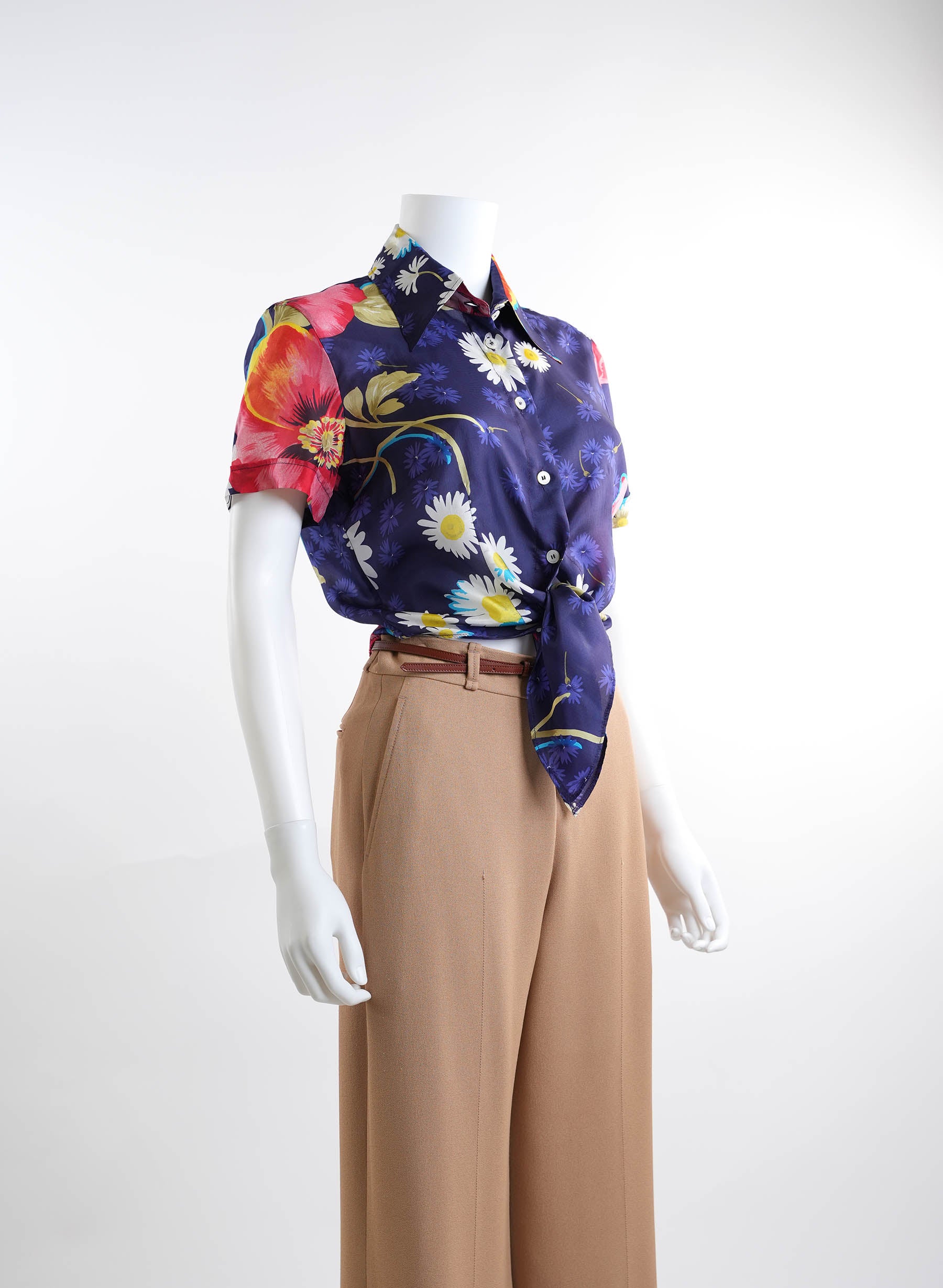 Dolce & Gabbana Silk Floral Blouse