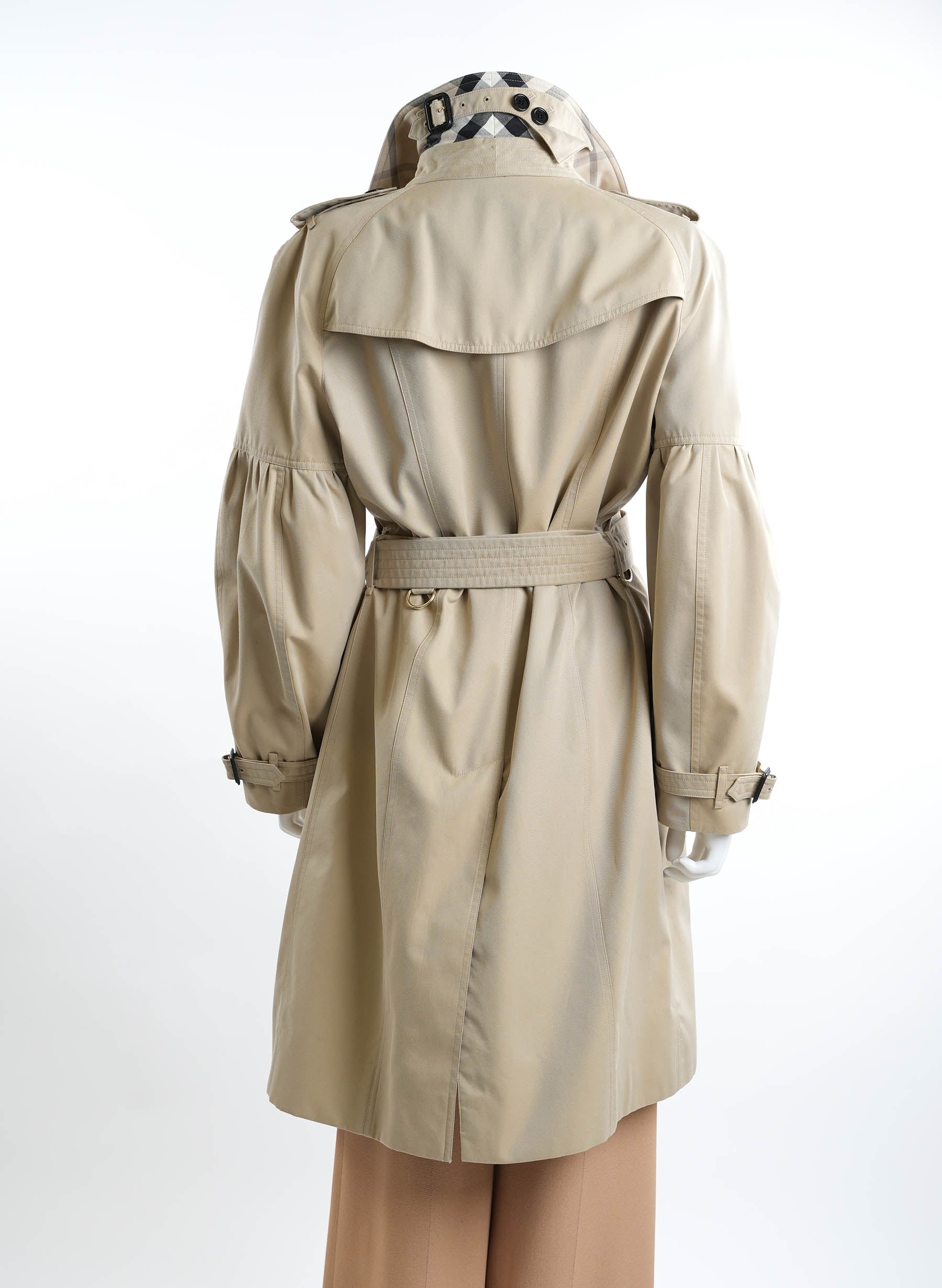 Burberry Puffball Sleeve Redhill Trench Coat