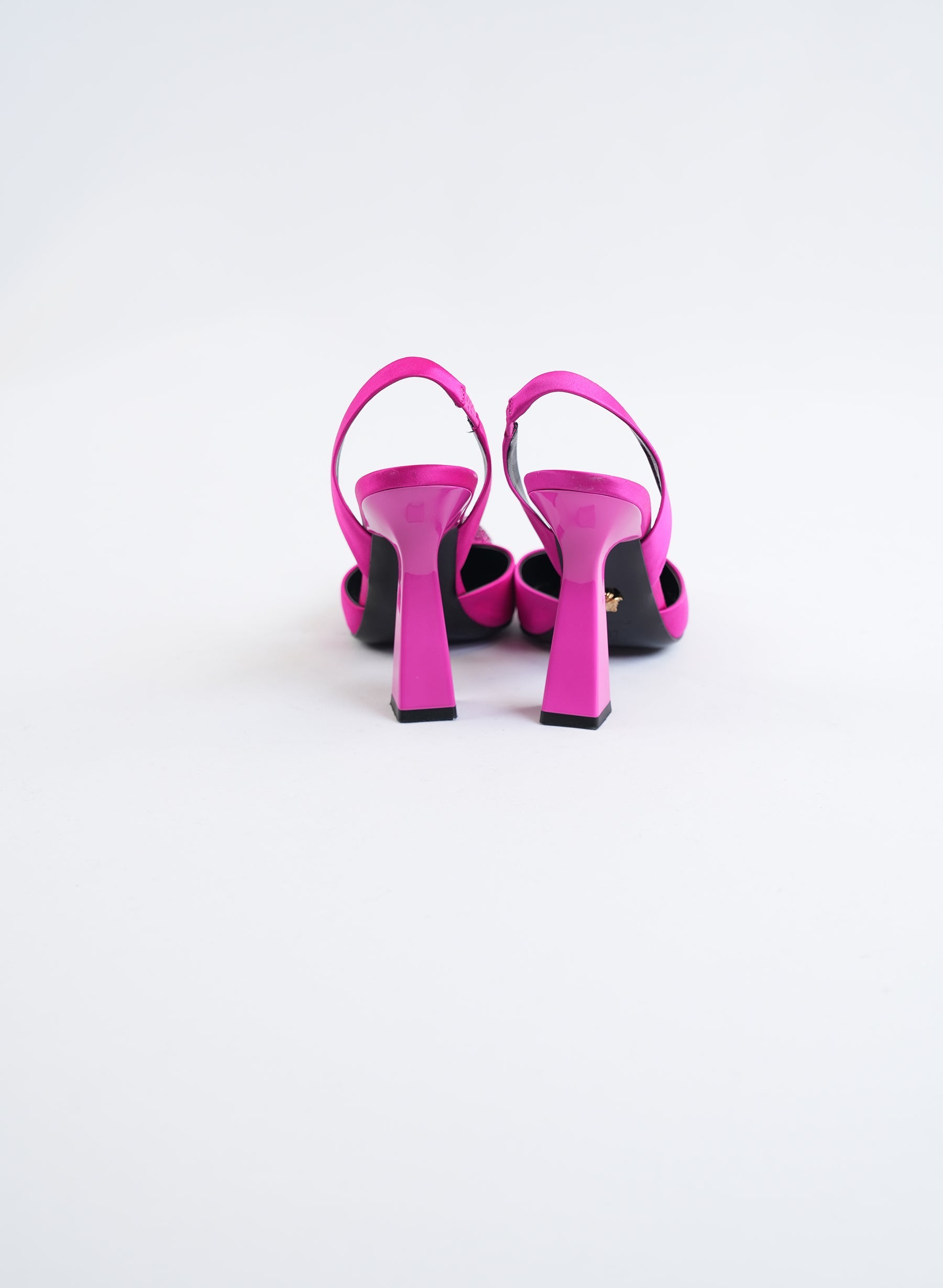 Versace Fuchsia Slingback Pumps