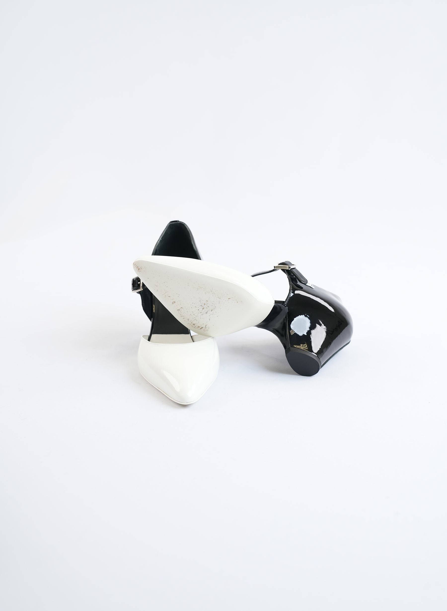 Chanel Mary Janes Patent Leather Heels