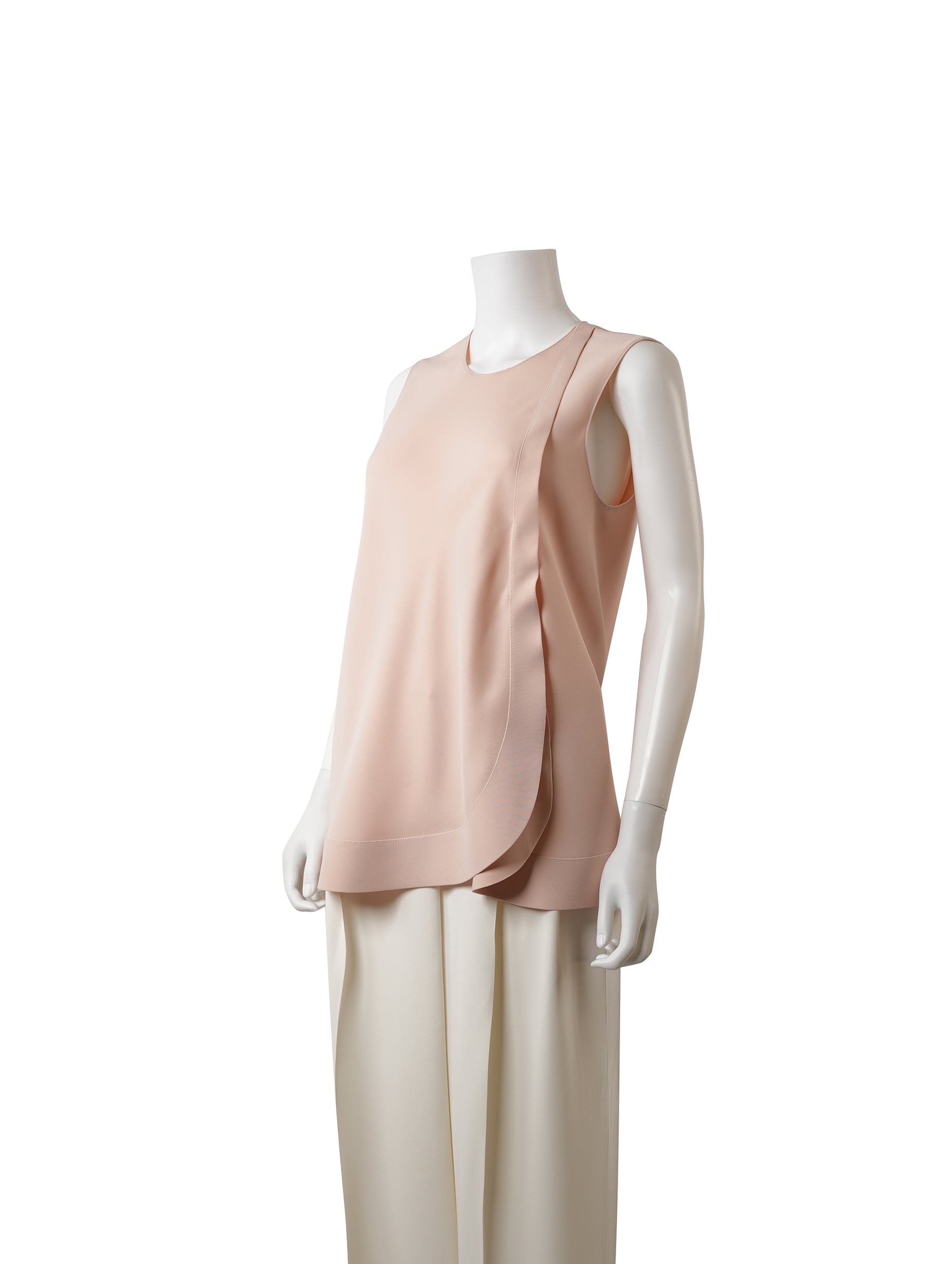 Balenciaga Paris Sleeveless Layered Top