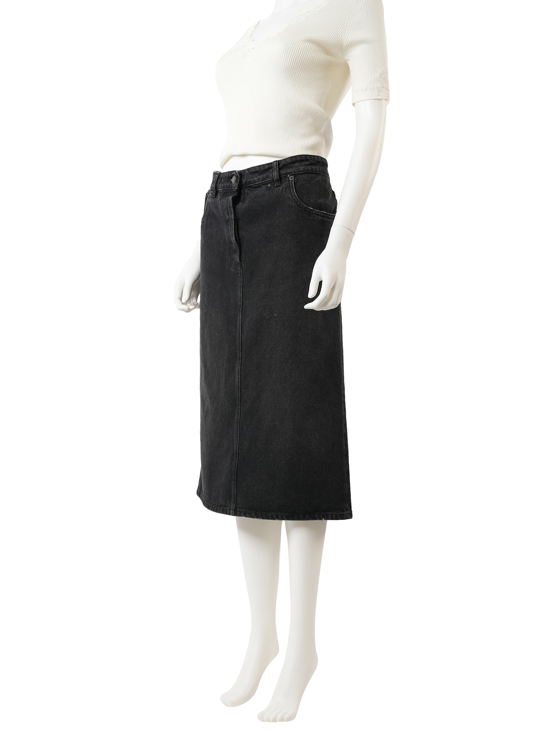 Prada Long Straight Skirt