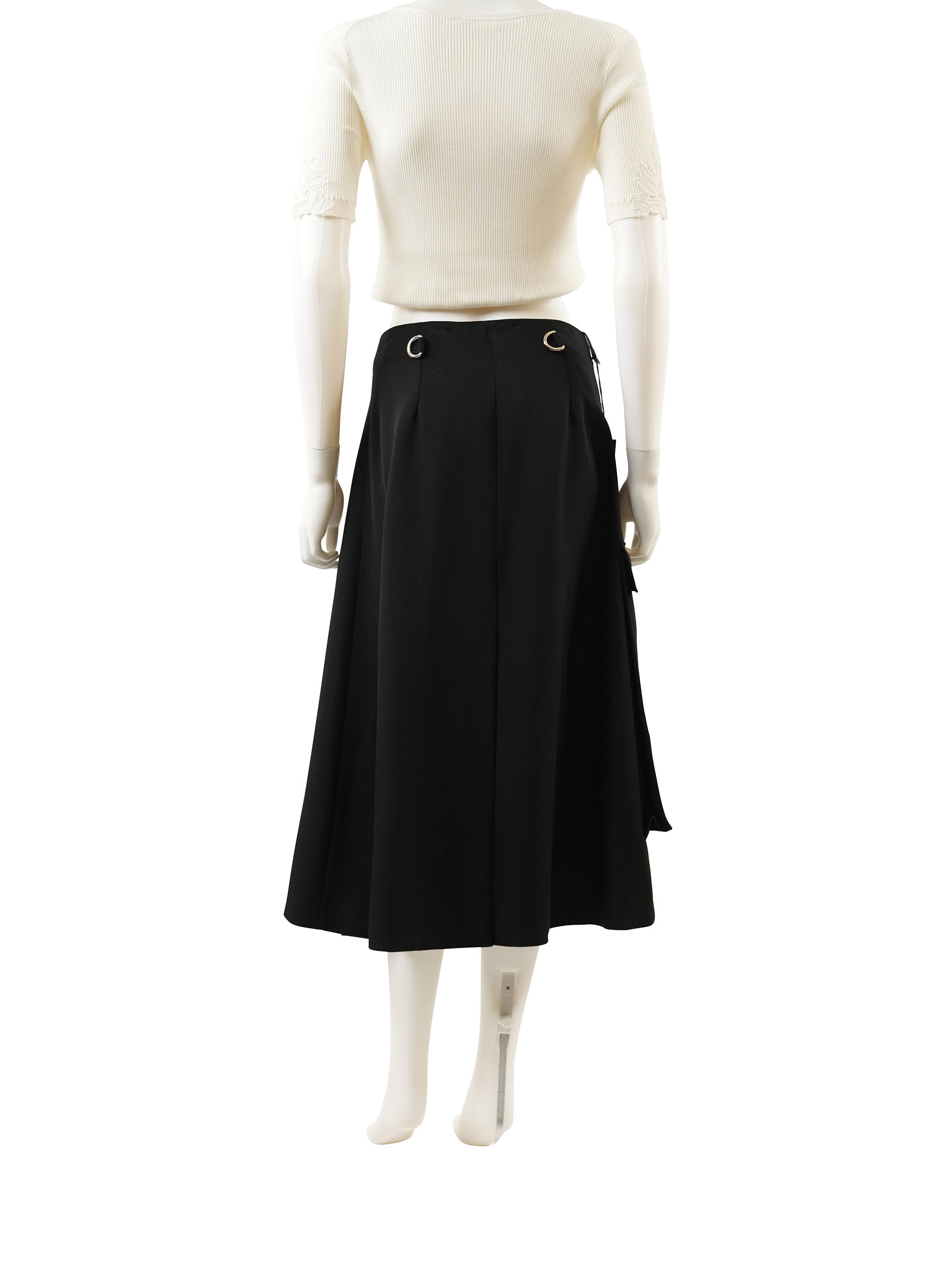 Prada Buckle Closure Skirt