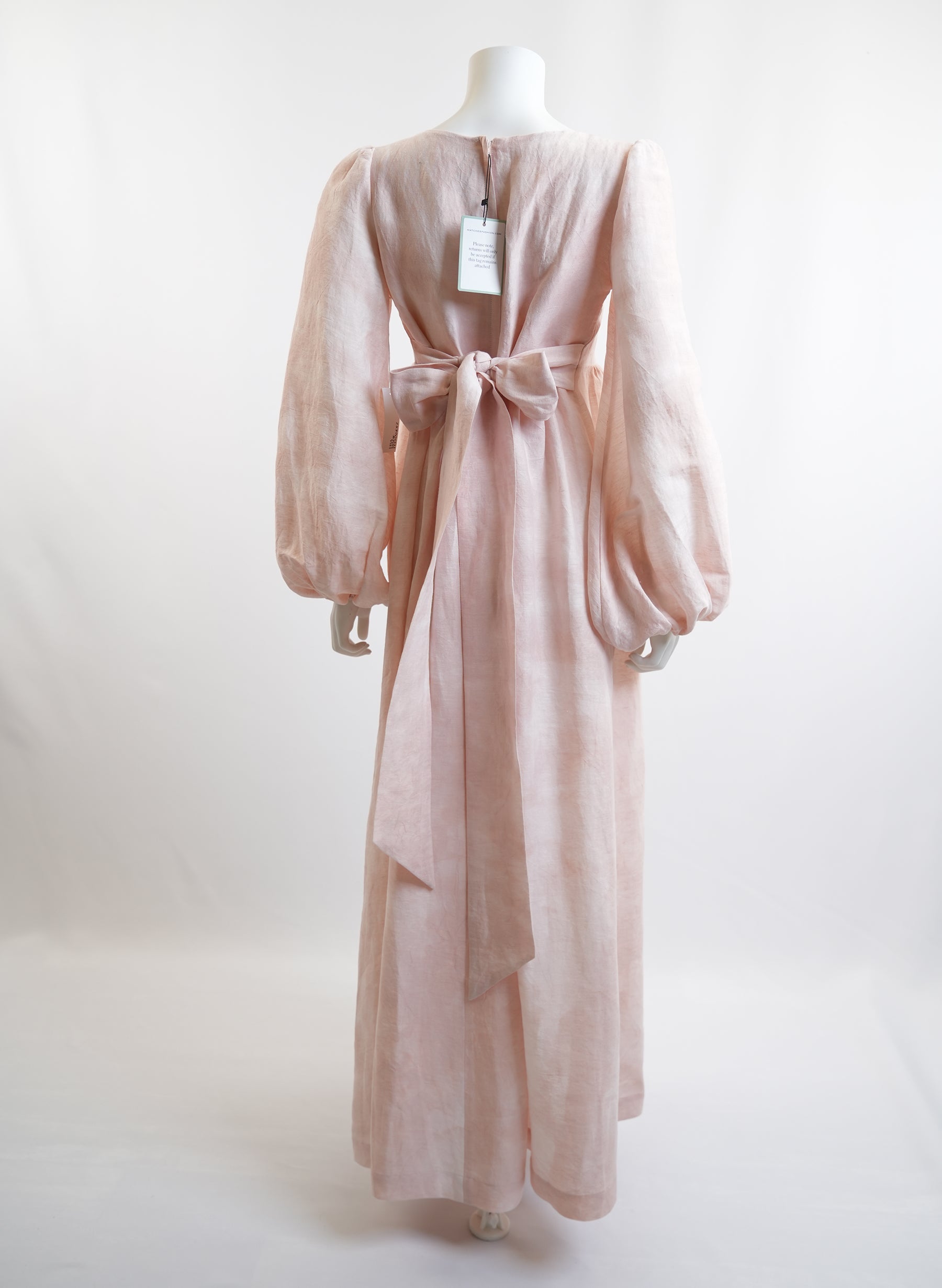 Lisa Marie Fernandez Linen Blend Maxi Dress