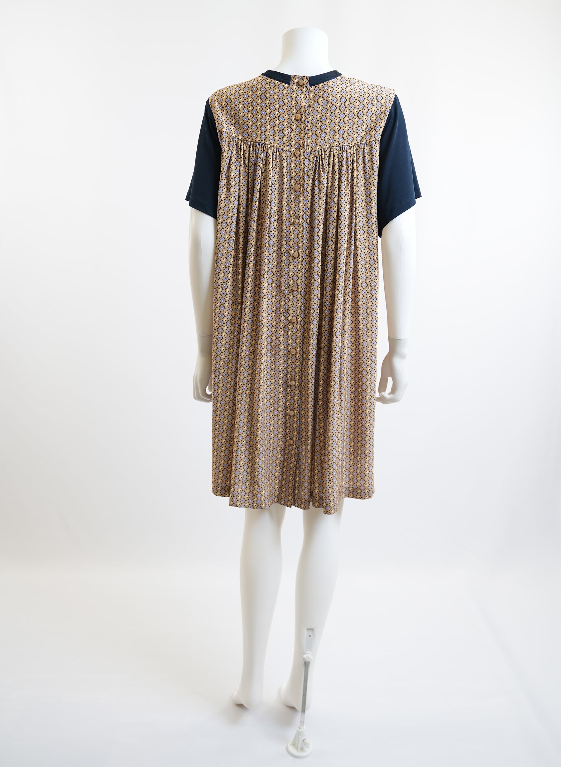 Robe courte Chloé à imprimé géométrique multicolore