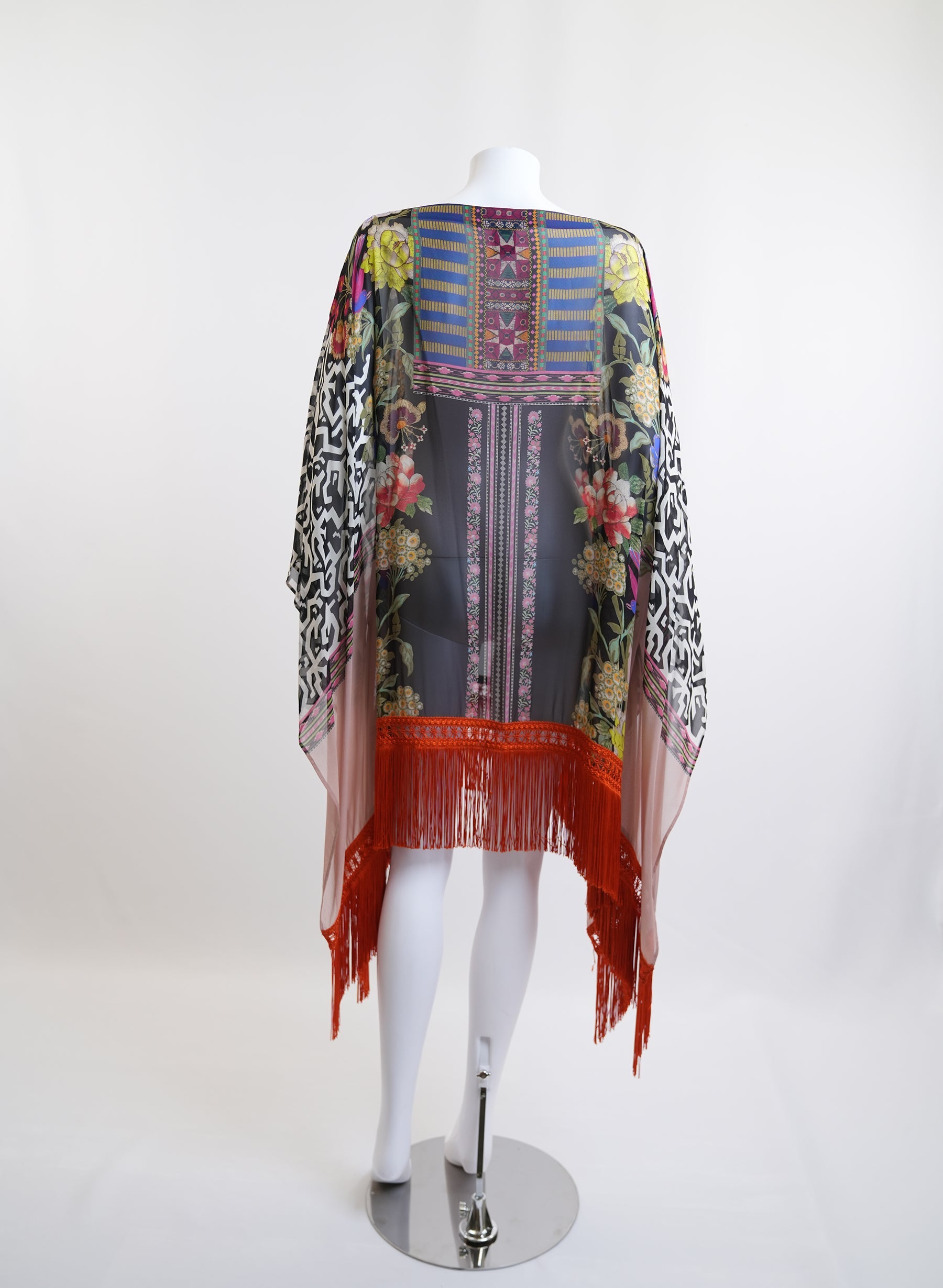 Etro Silk Printed Cape