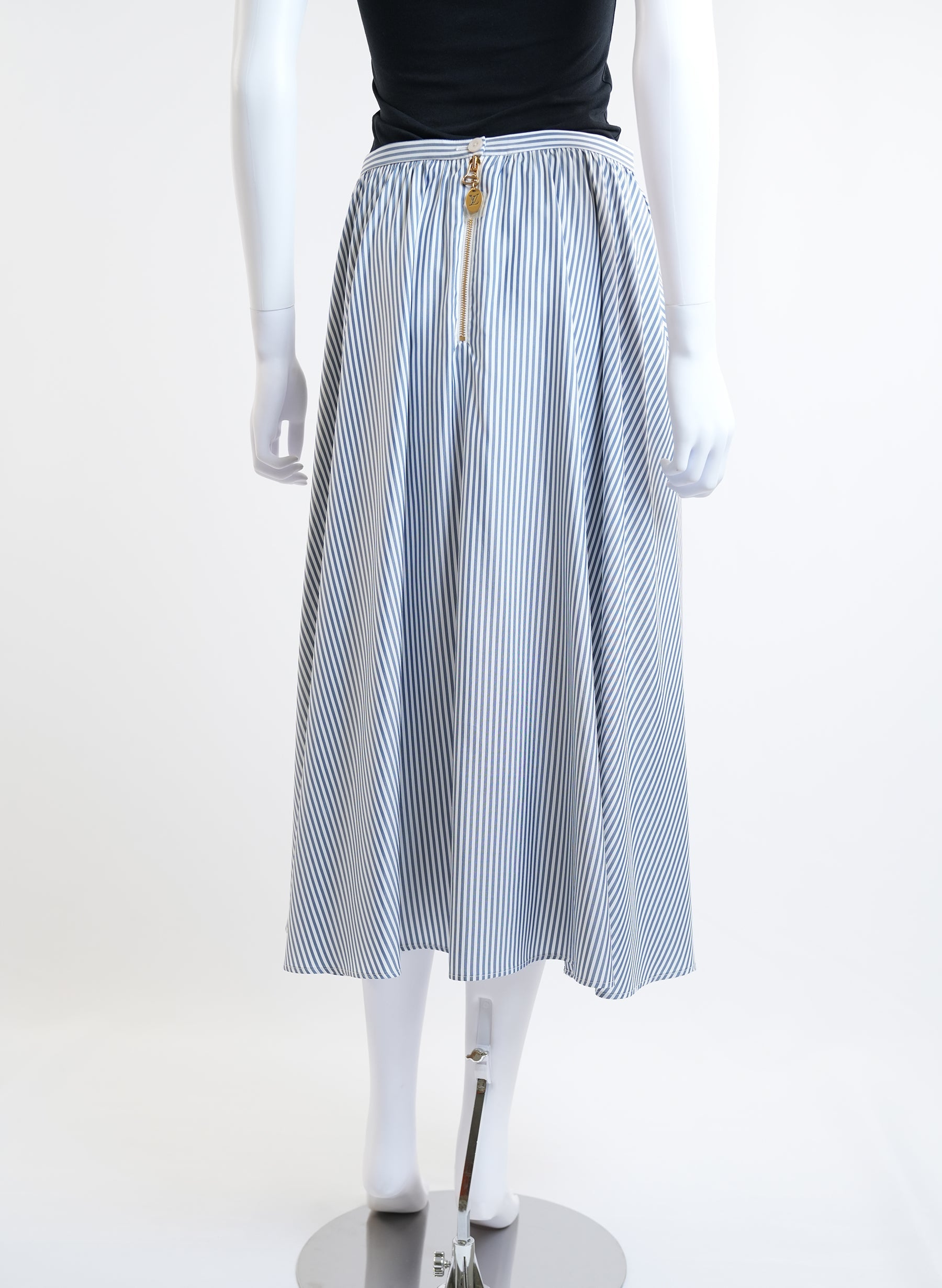 Jupe rayée Louis Vuitton