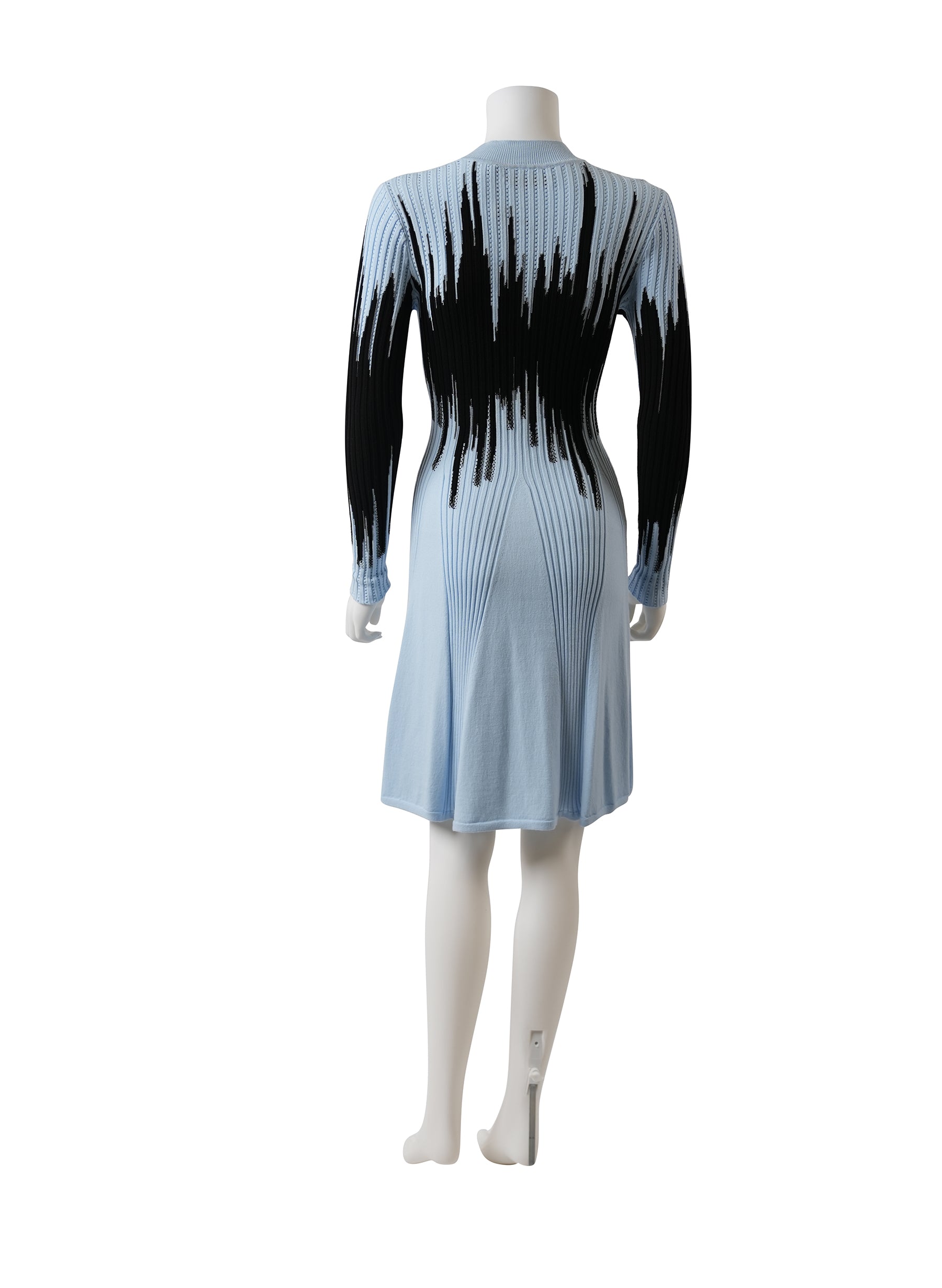 Opening Ceremony Blue Intarsia Knit Dress