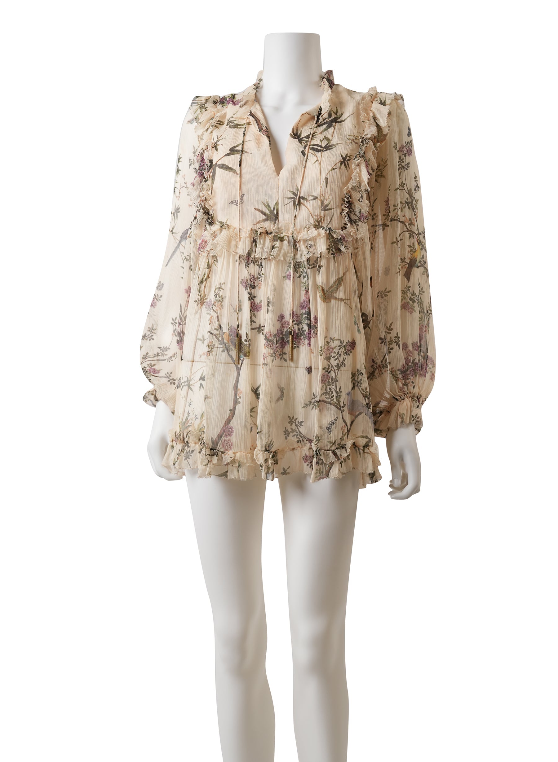 Zimmermann Silk Floral Blouse