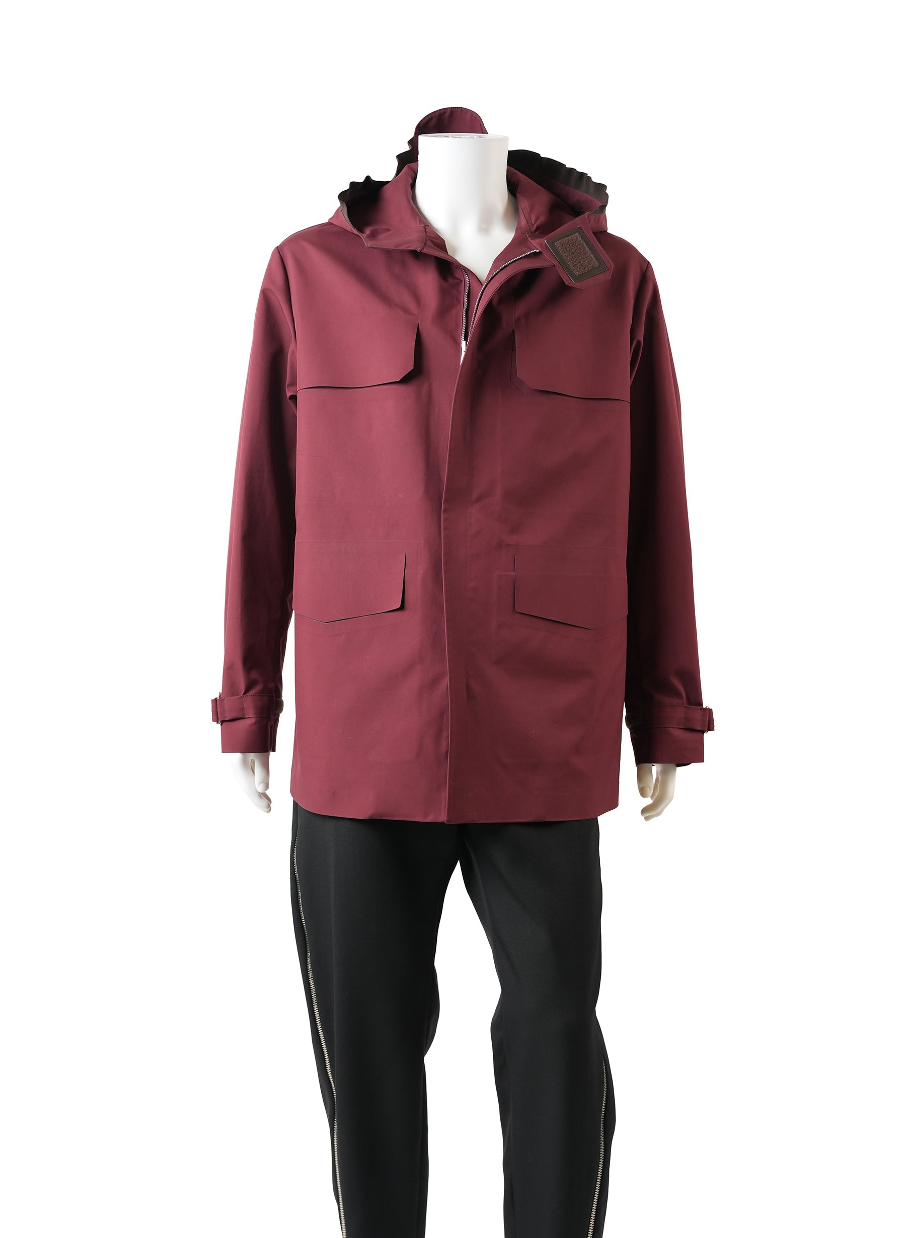 Gucci Maroon Rain Coat