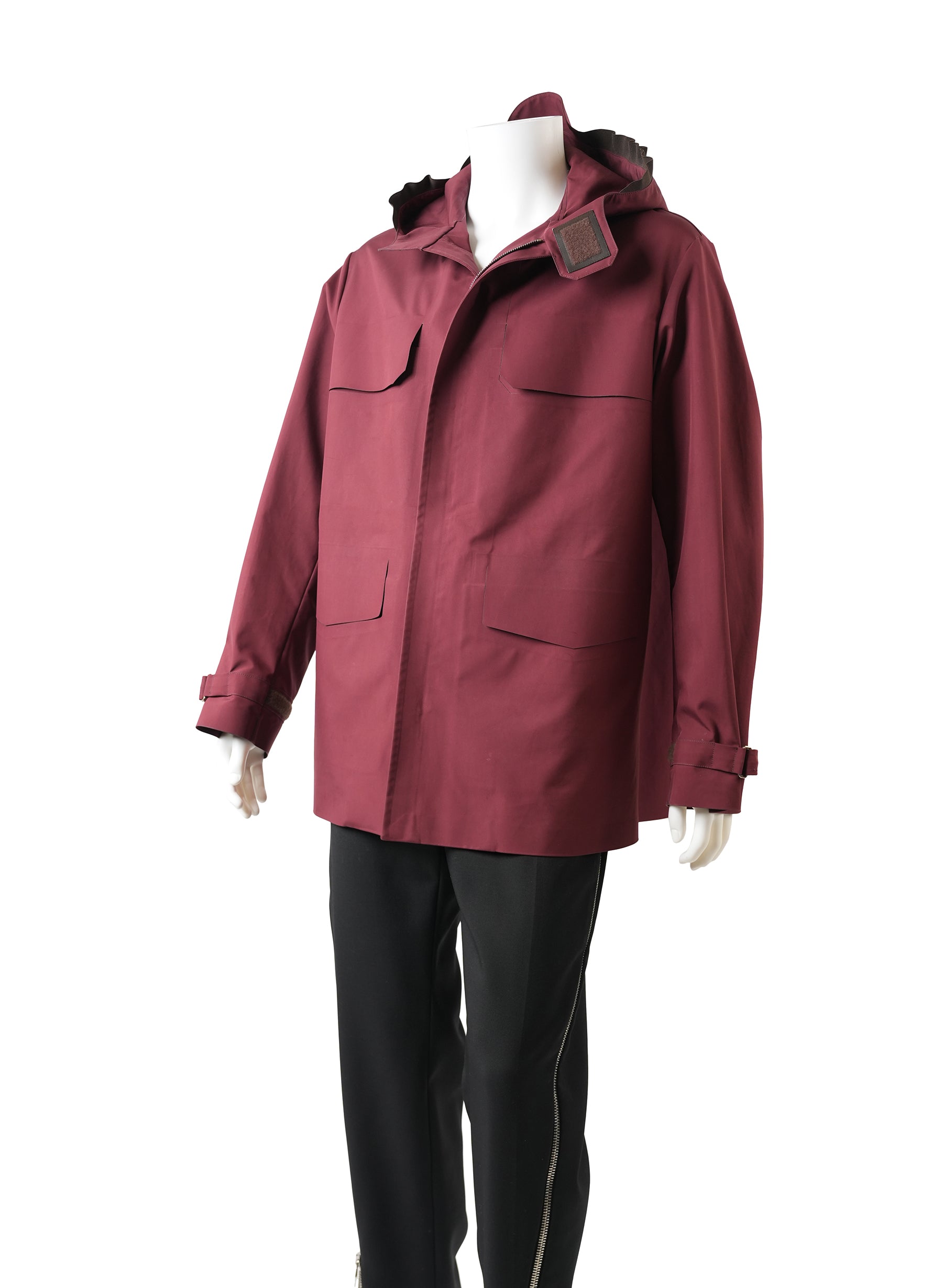 Gucci Maroon Rain Coat