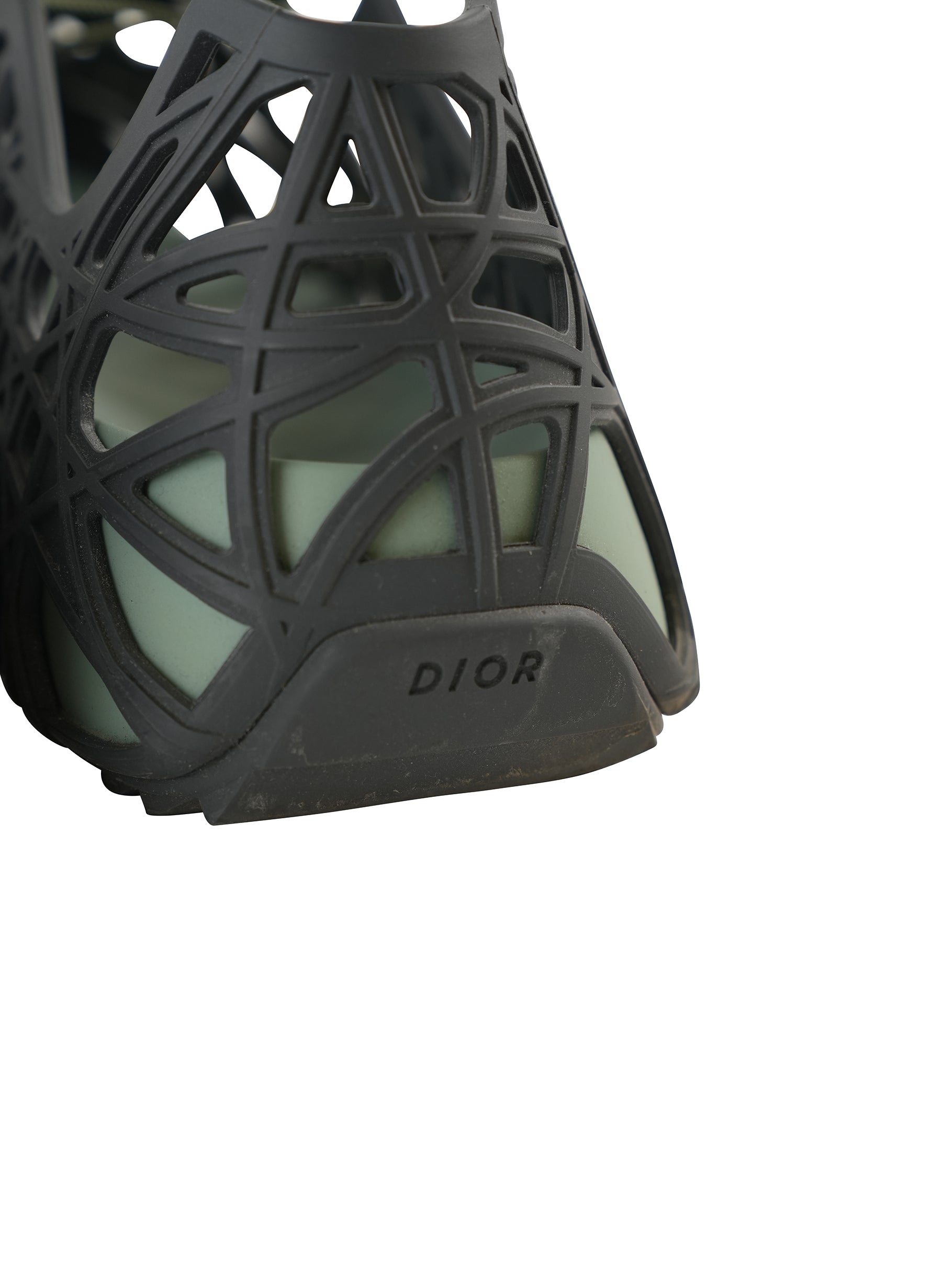 DIOR Warp Sandal Anthracite Gray Cosmo Rubber